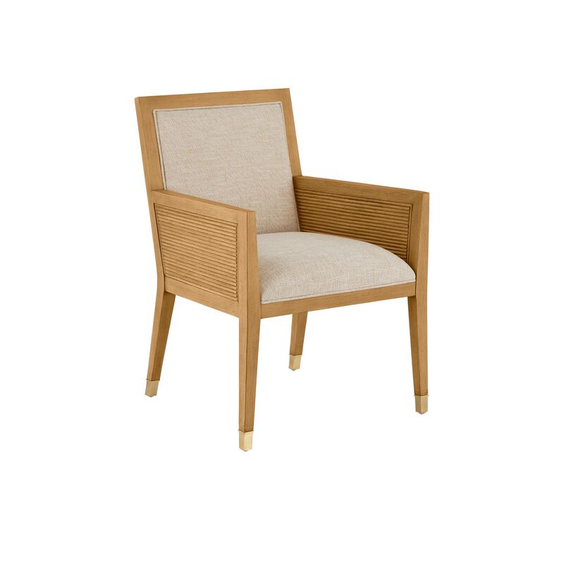 Santos 24 Inch Accent Chair by Currey and Company