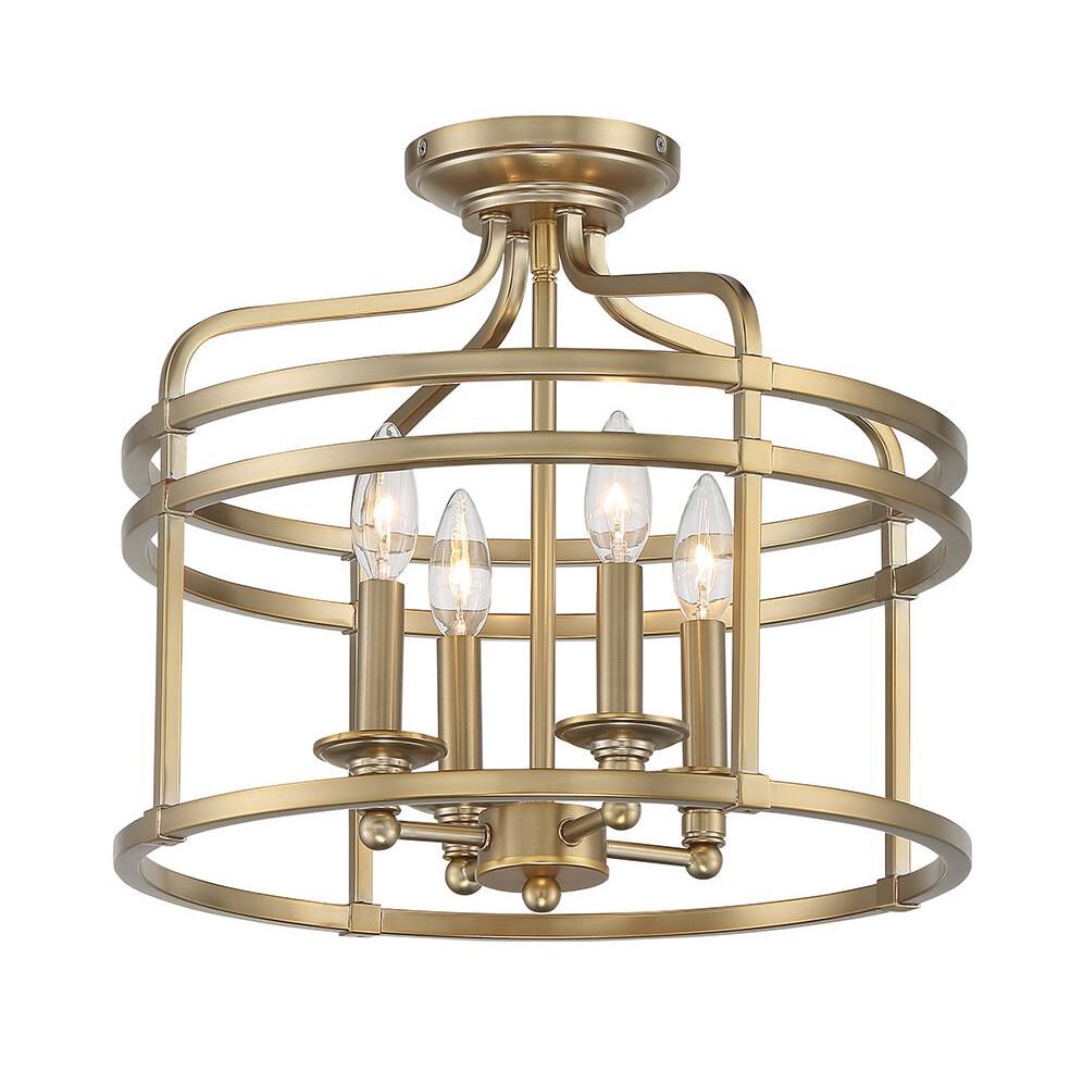 Covent Park 16 Inch 4 Light Semi Flush Mount | Capitol Lighting 1800lighting.com