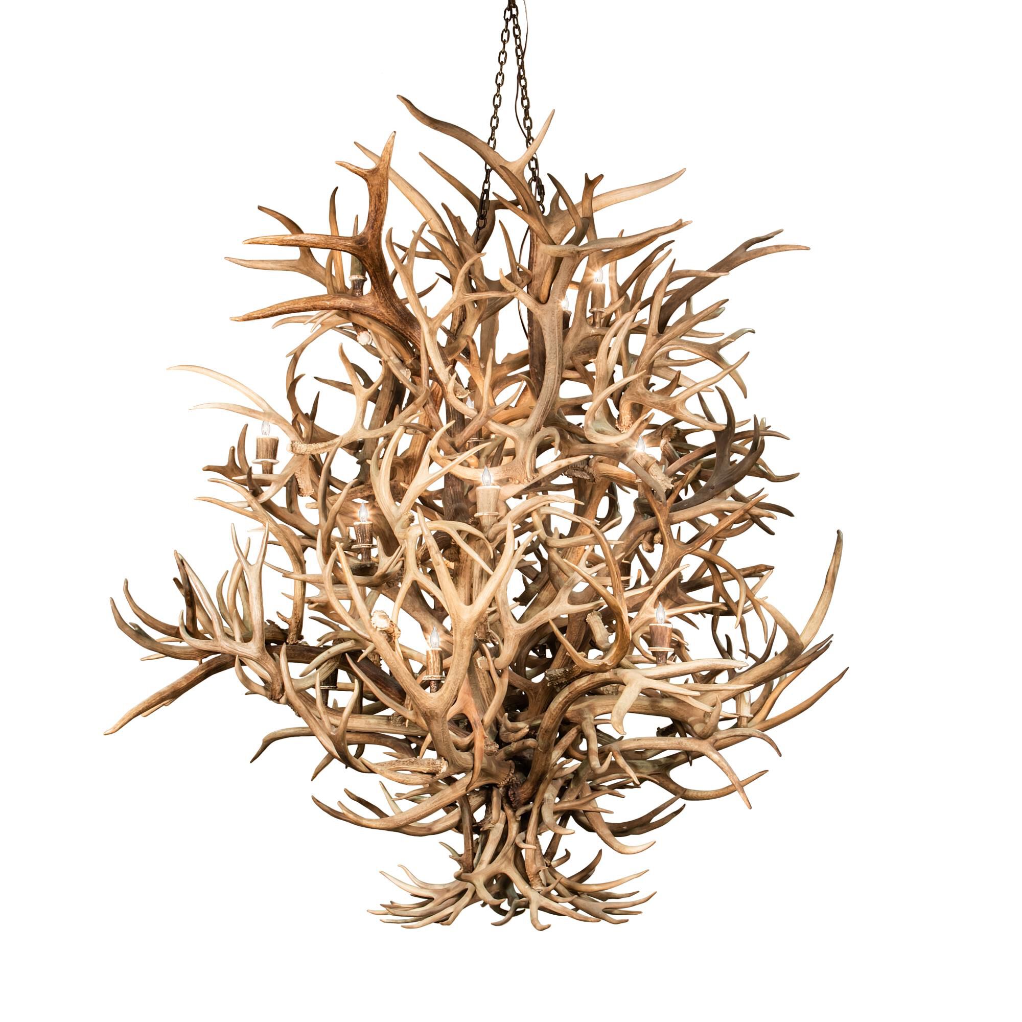 Antlers 84 Inch 16 Light Chandelier by Meyda Lighting