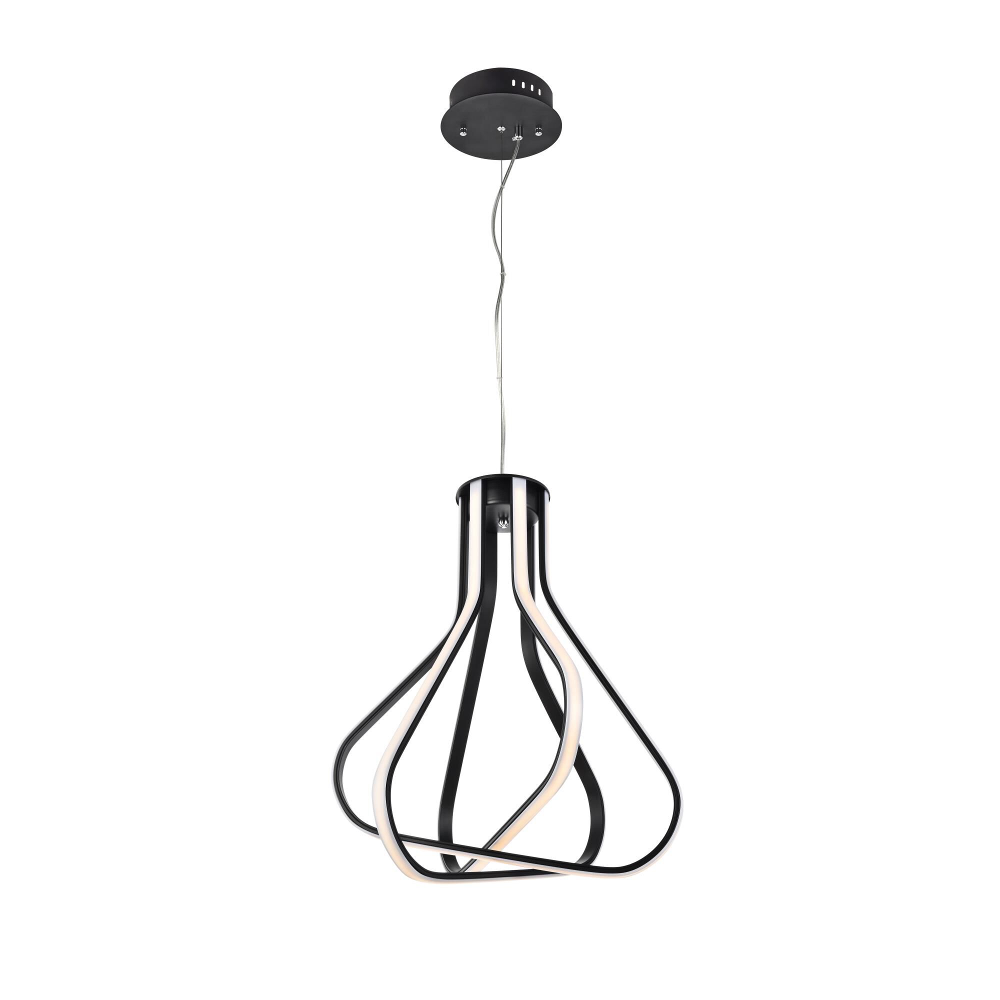 Dahlia 18 Inch LED Large Pendant by Elegant Lighting