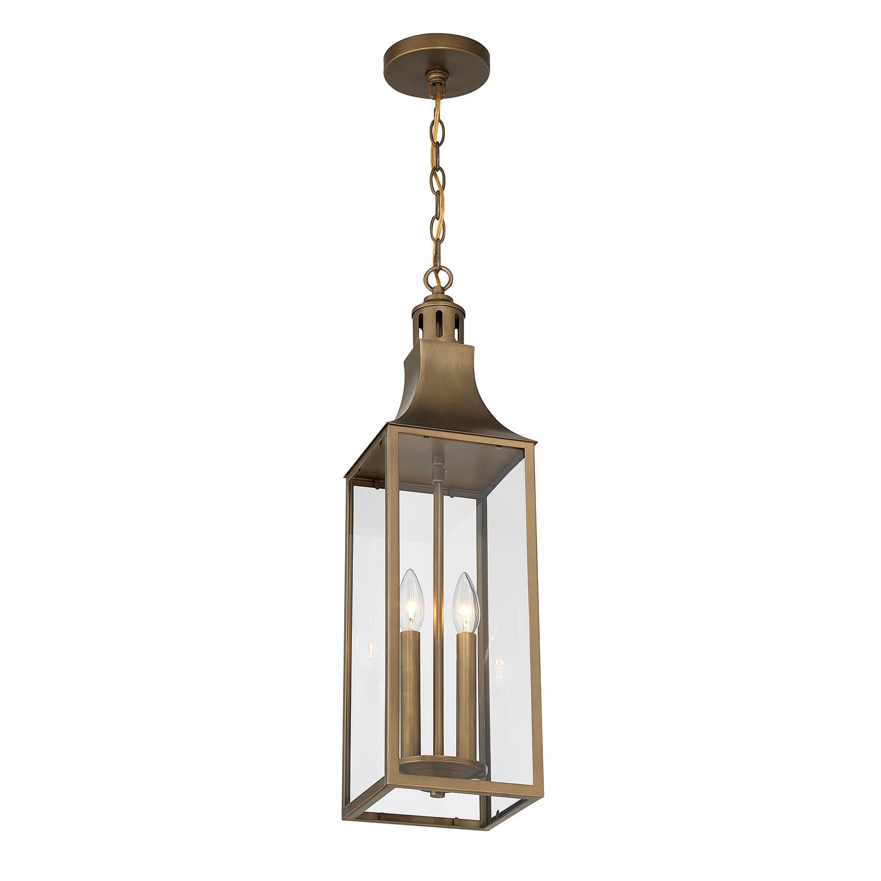 Lancaster 7 Inch Outdoor Hanging Lantern by Savoy House