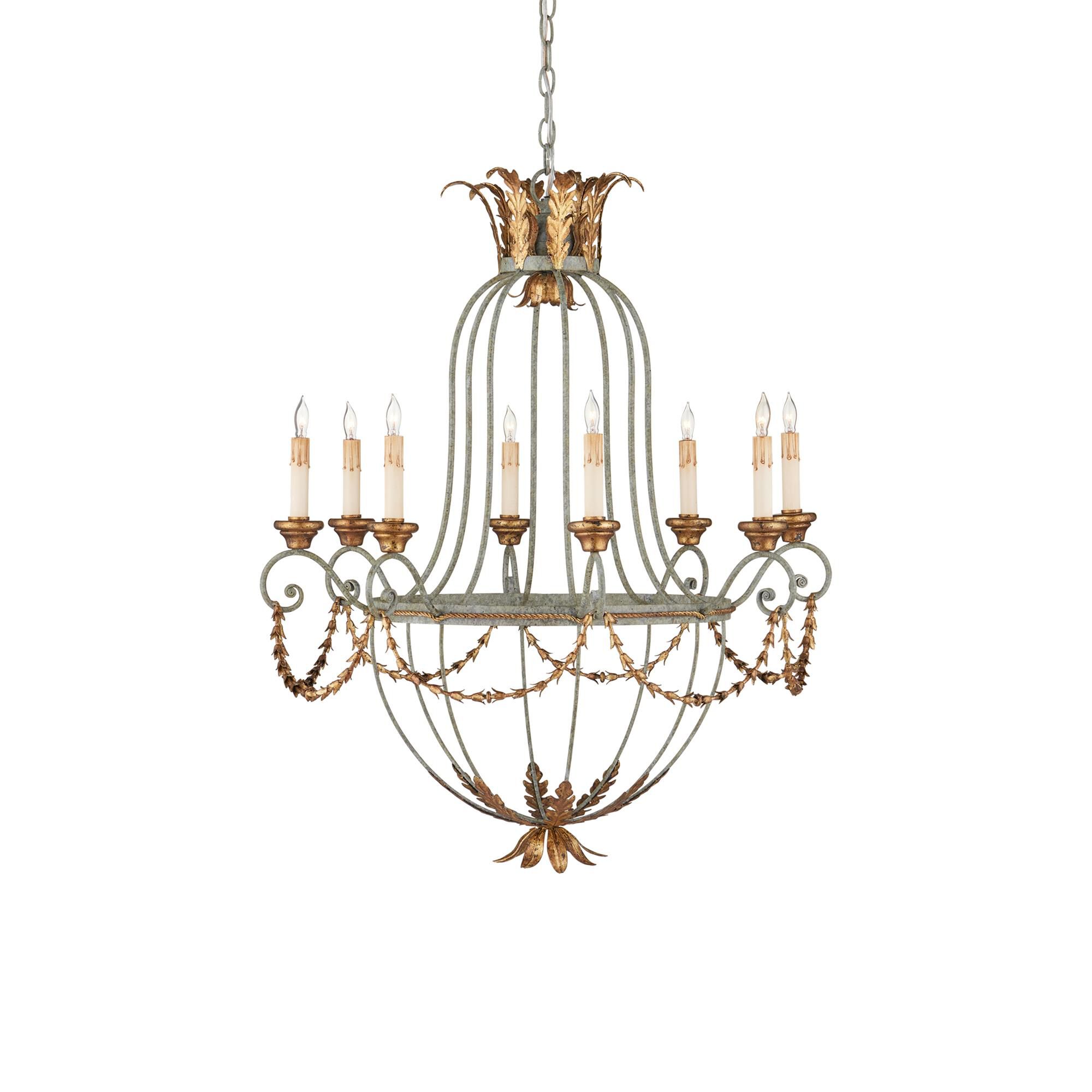 Shown in Etruscan-Gold Leaf finish