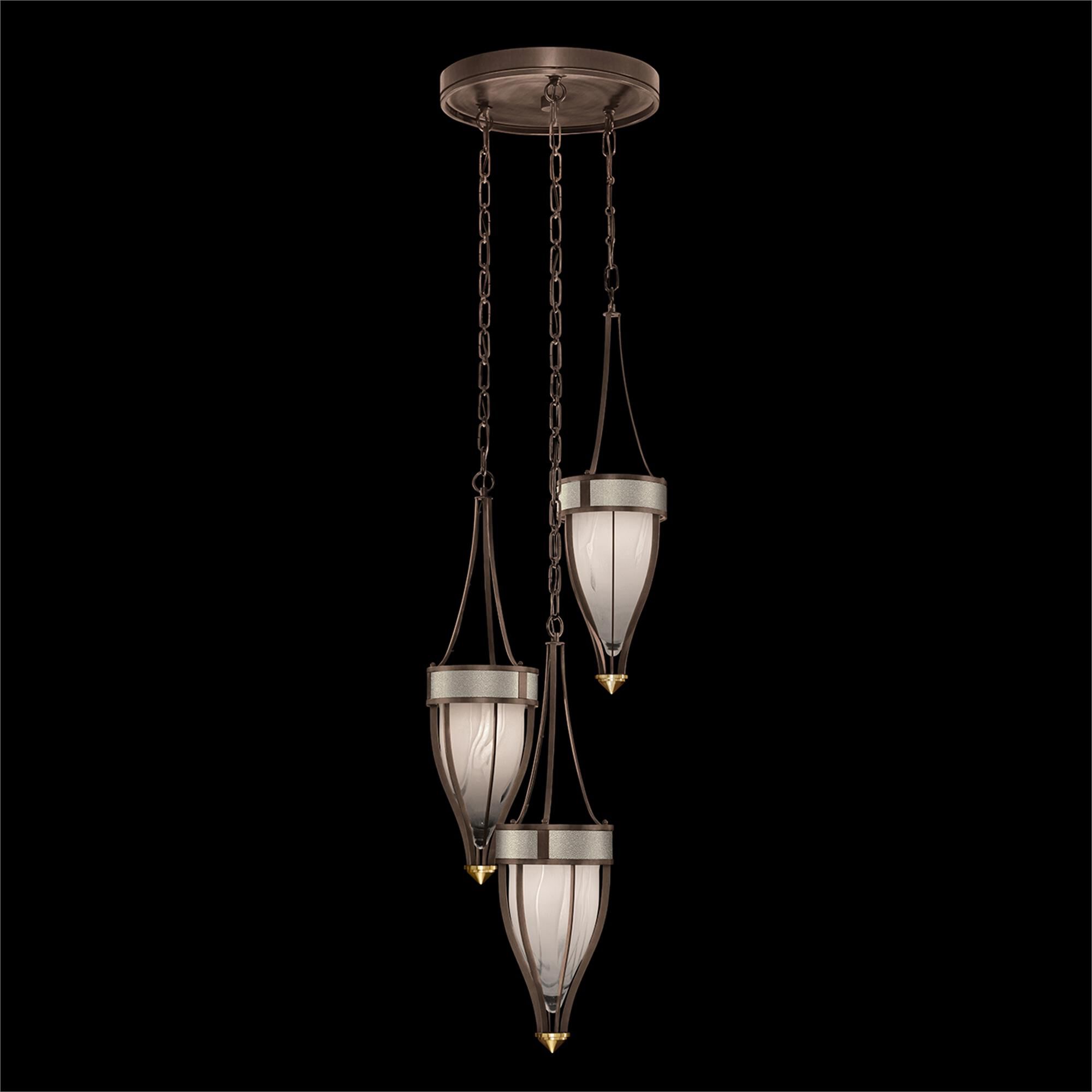 Shown in Bronze and Brass  finish and Coco accent
