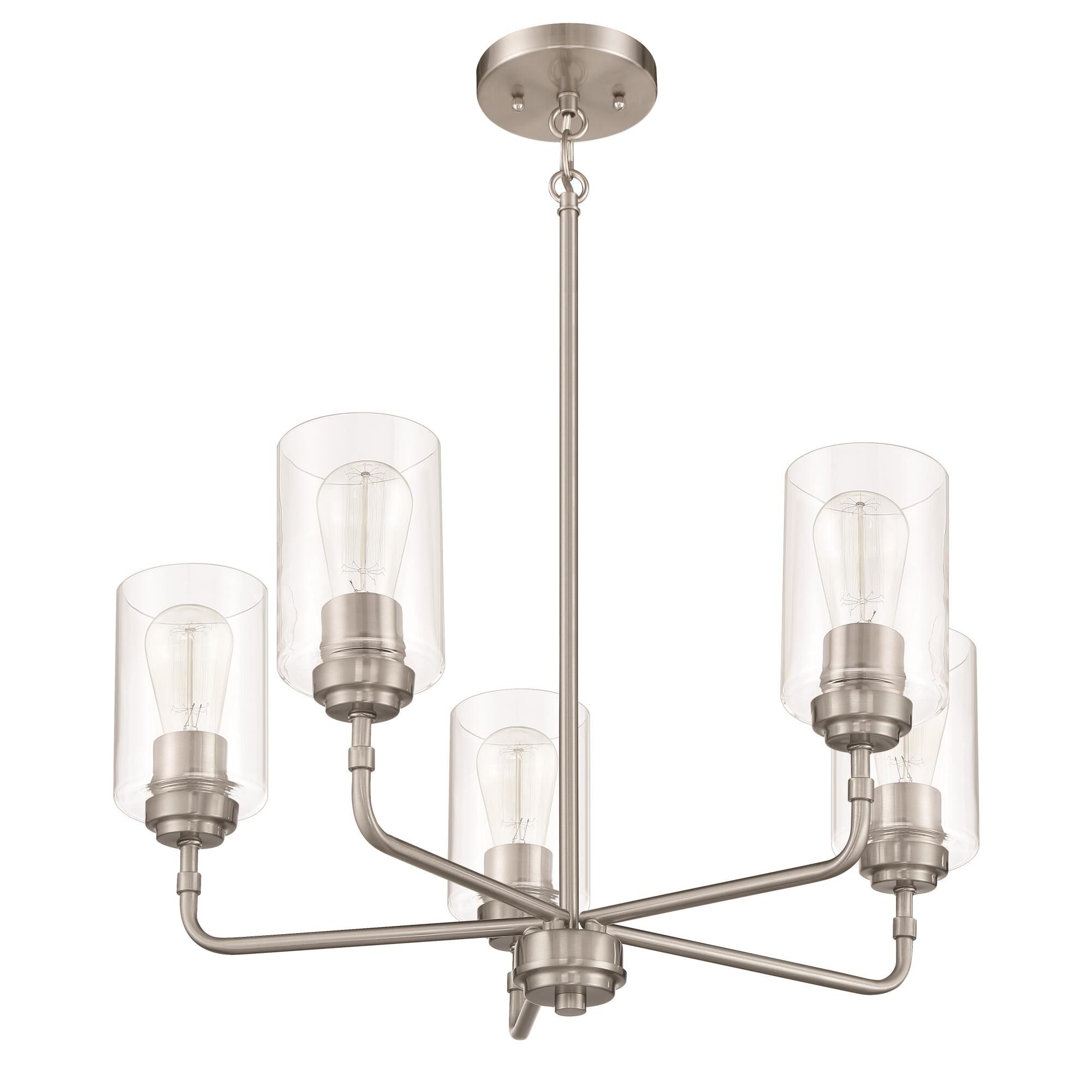 Stowe 23 Inch 5 Light Chandelier by Craftmade