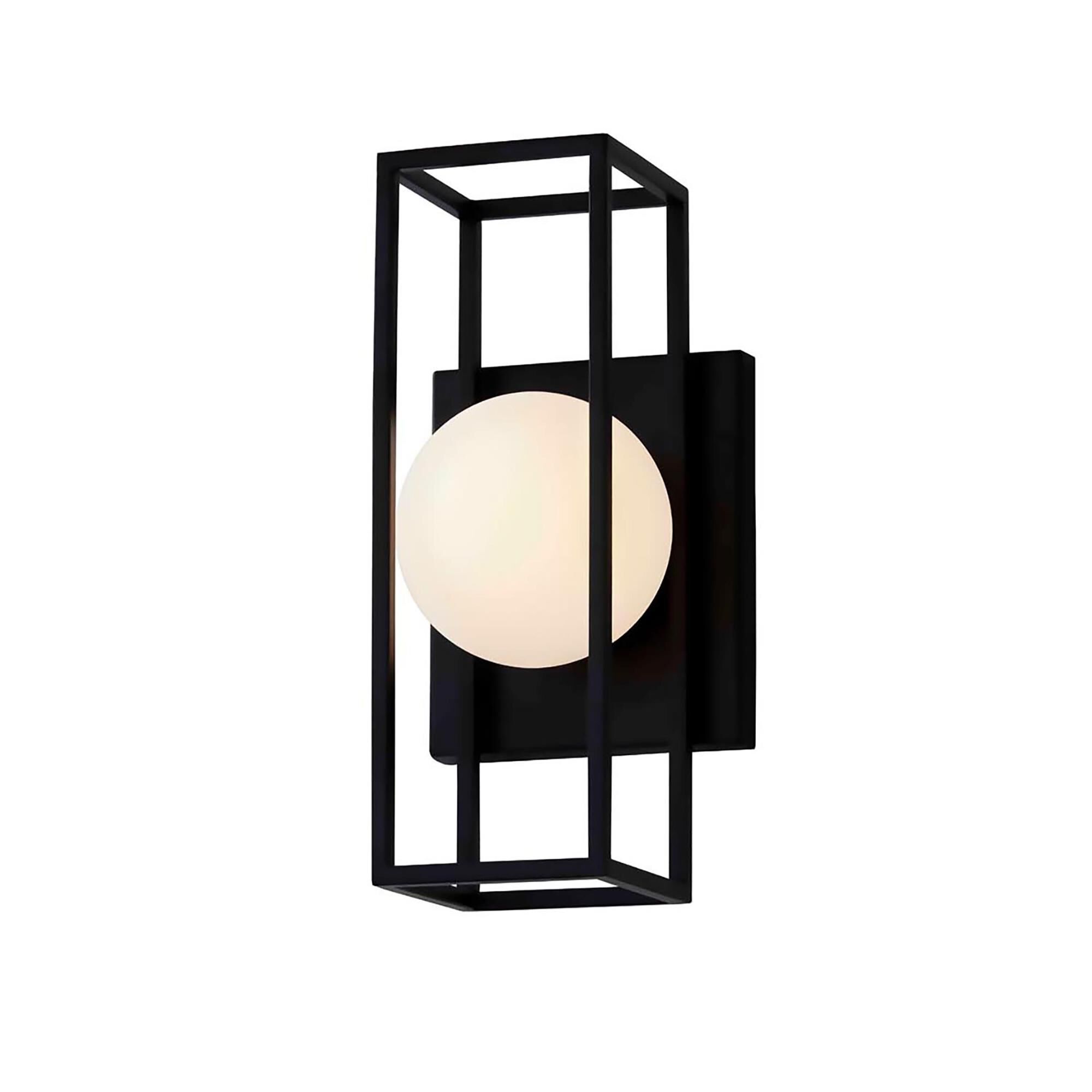 Justice Design Group Fusion Float 12 Inch Tall LED Outdoor Wall Light