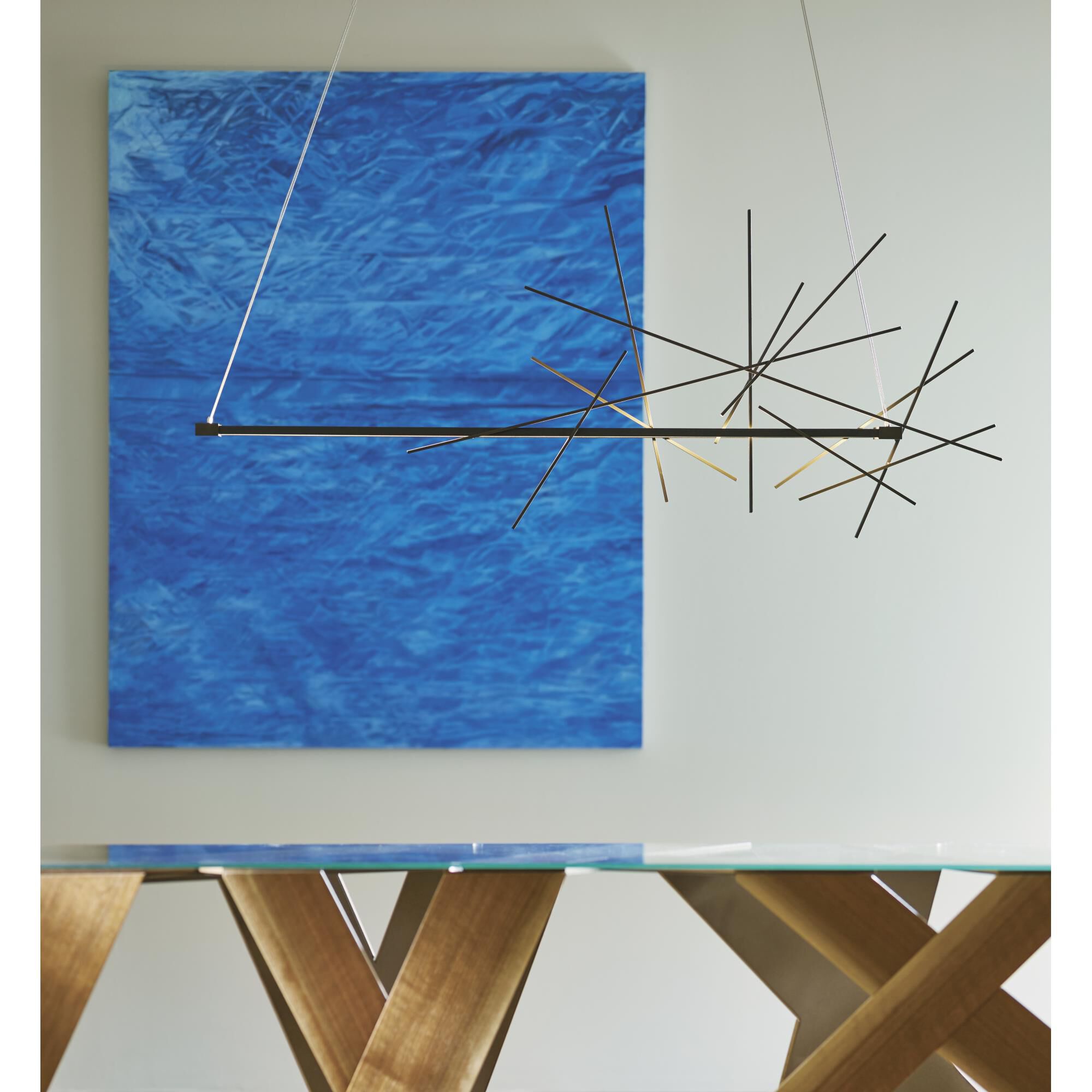 Hubbardton Forge Cascade 50 Inch LED Linear Suspension Light