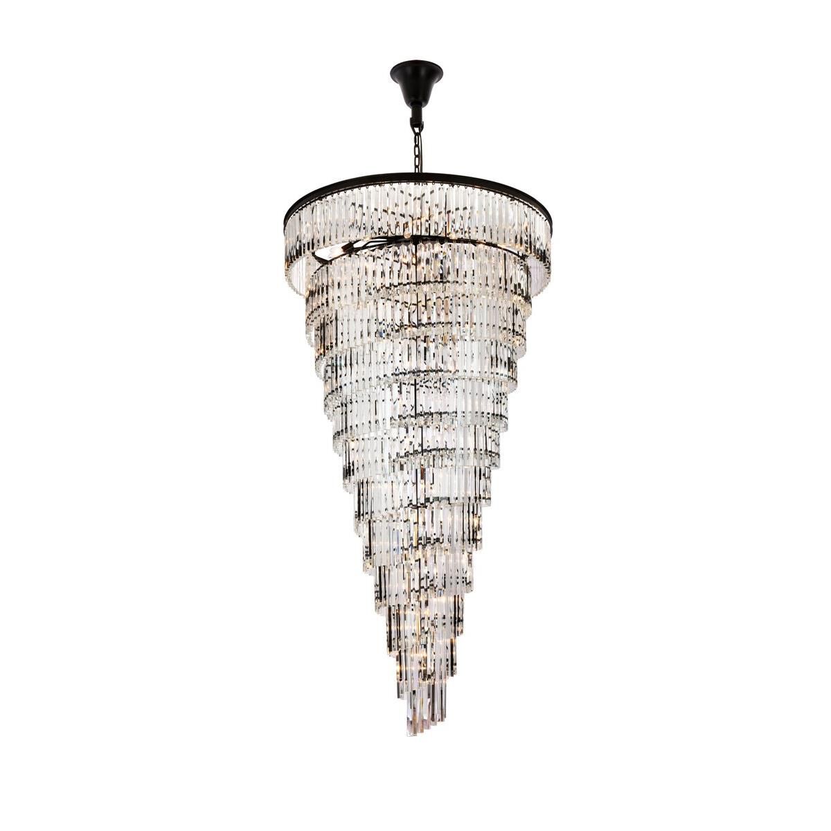 Sydney 48 Inch 58 Light Chandelier by Elegant Lighting