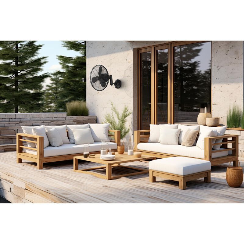 Bellows IV Indoor/Outdoor 14 Inch Wall Mounted Fan by Craftmade