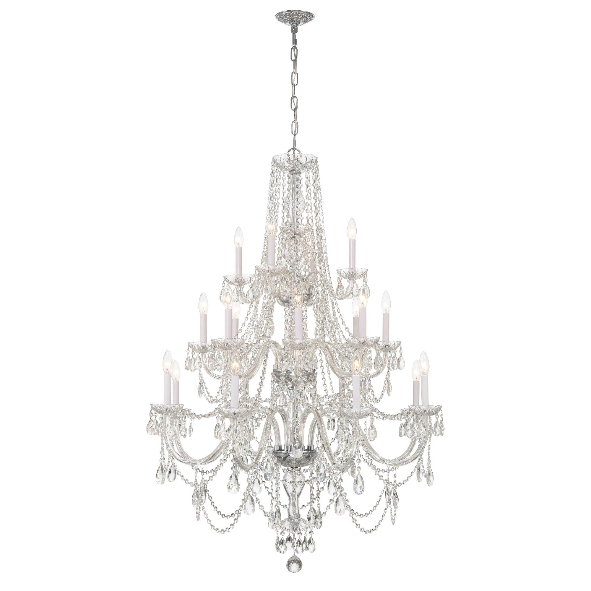37 Inch 20 Light Chandelier by Crystorama