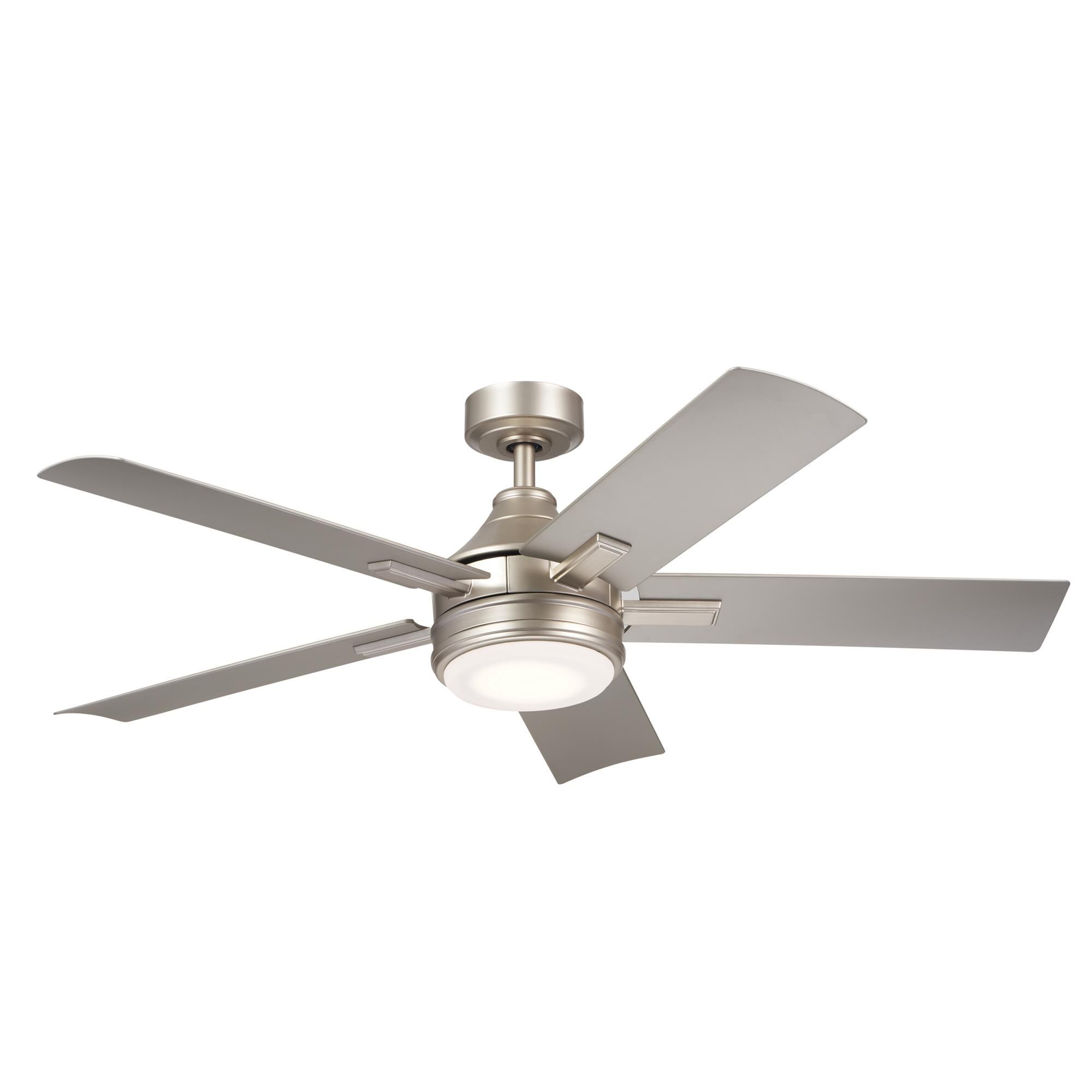 Shown in Brushed Nickel finish and Frosted glass