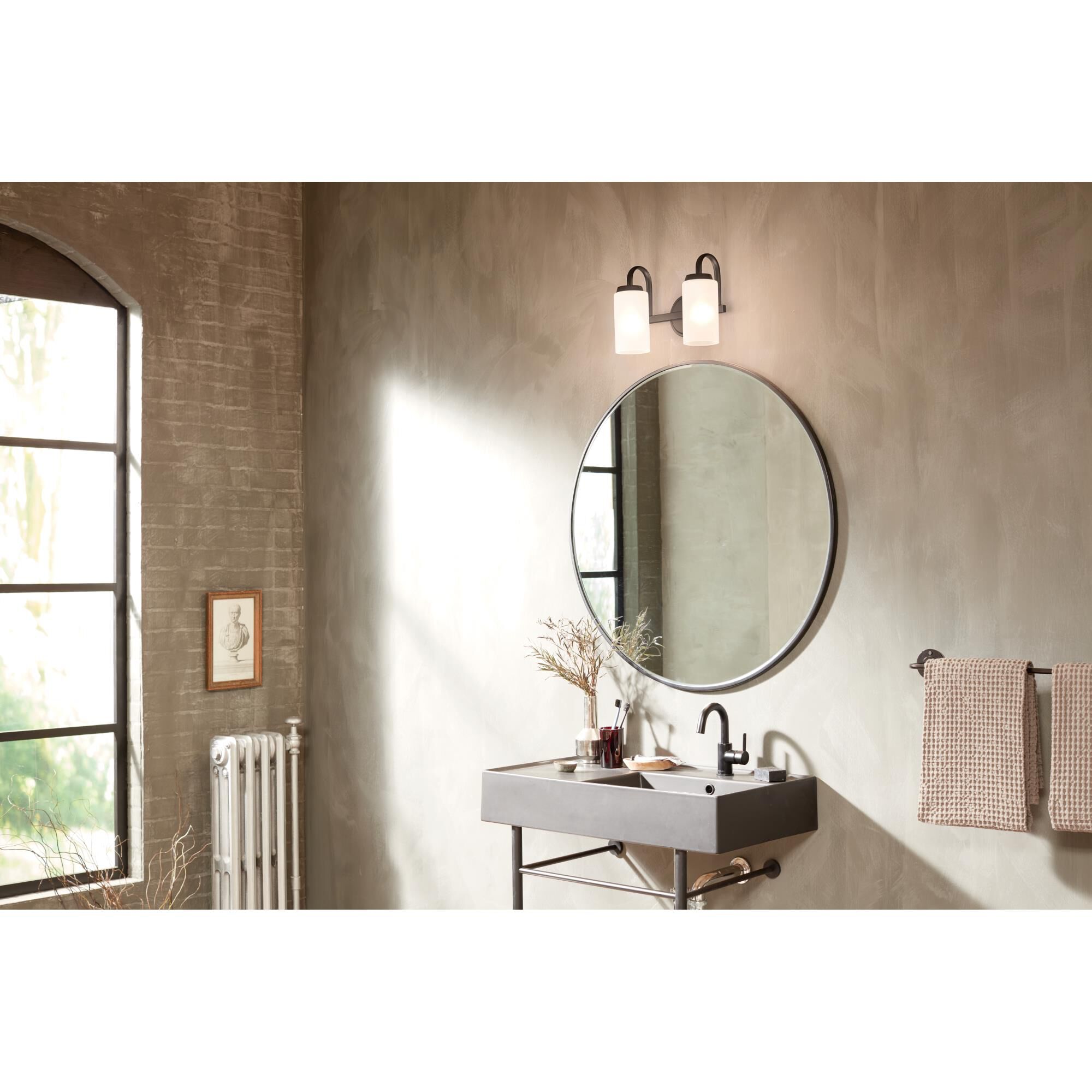 Kennewick 13 Inch 2 Light Bath Vanity Light by Kichler Lighting
