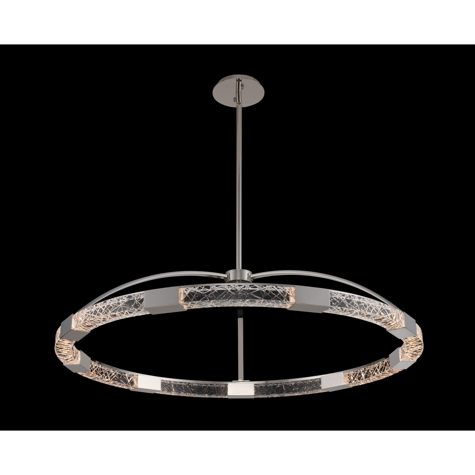 Shown in Polish Nickel finish and Artisan Handcut Firenze crystal