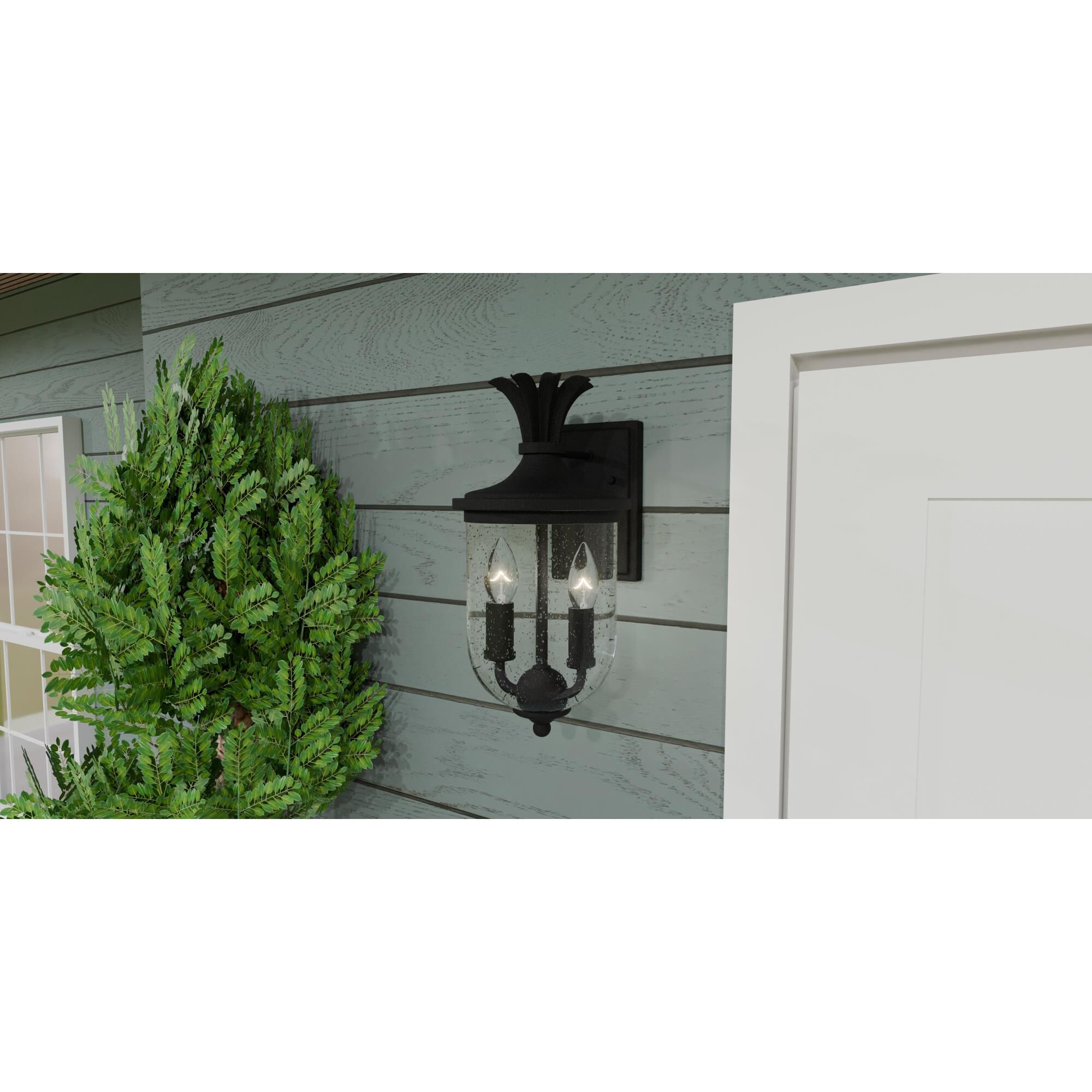 Havana 8 Inch 2 Light Outdoor Wall Light by Quoizel