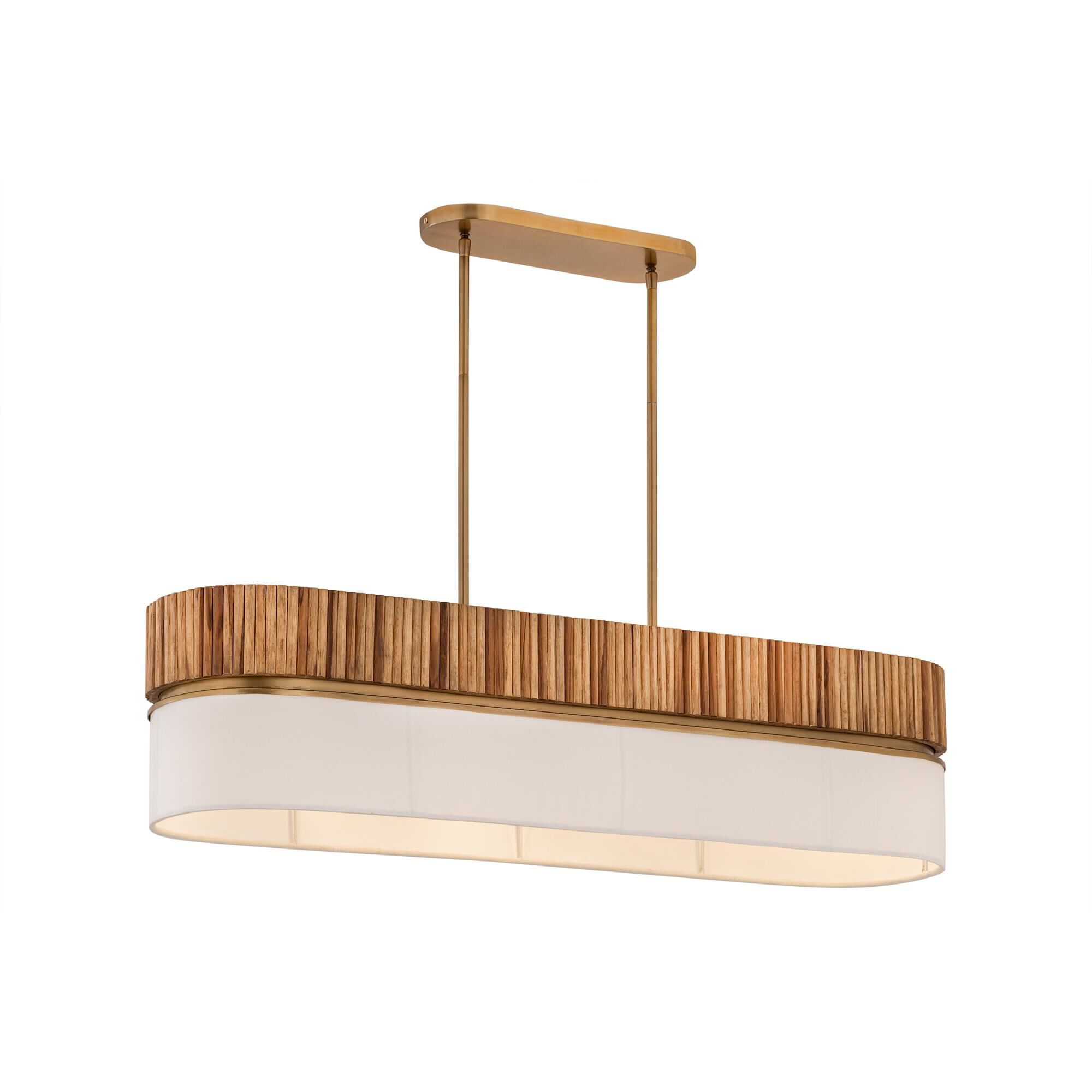 Shown in Legacy Brass finish and White shade