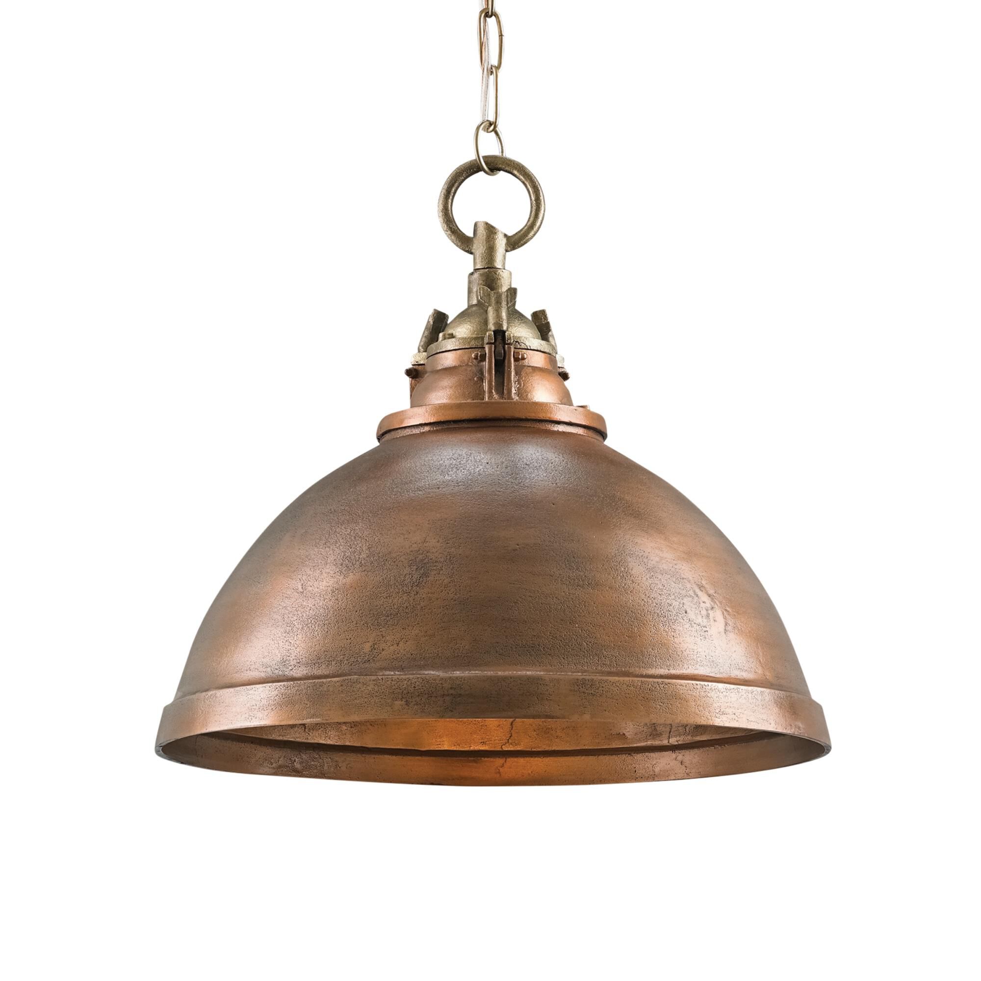 Shown in Copper-Antique Brass finish