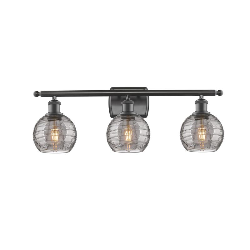 Bruno Marashlian Athens Deco Swirl 26 Inch Bath Vanity Light by Innovations Lighting