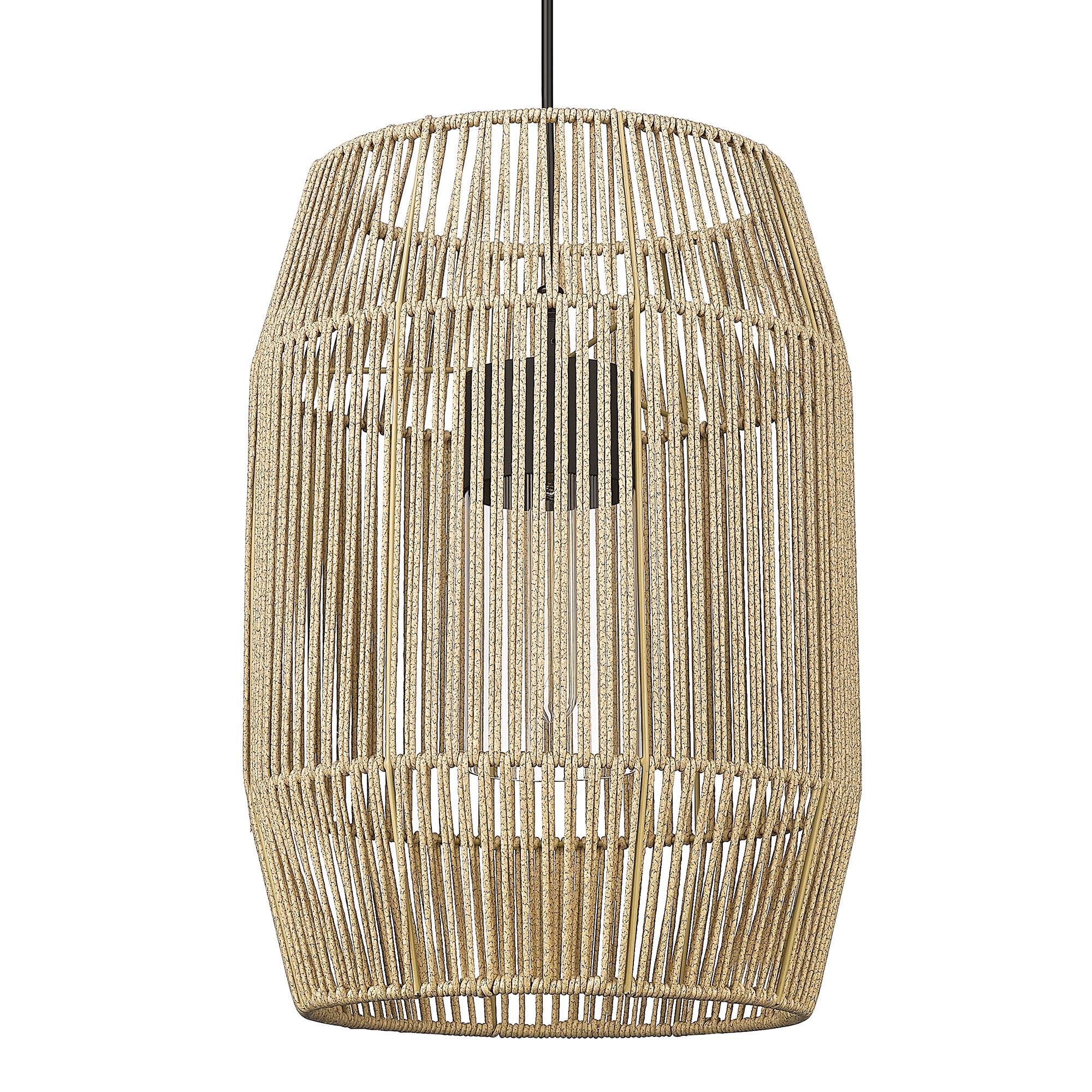 Seabrooke Outdoor Hanging Lantern by Golden Lighting