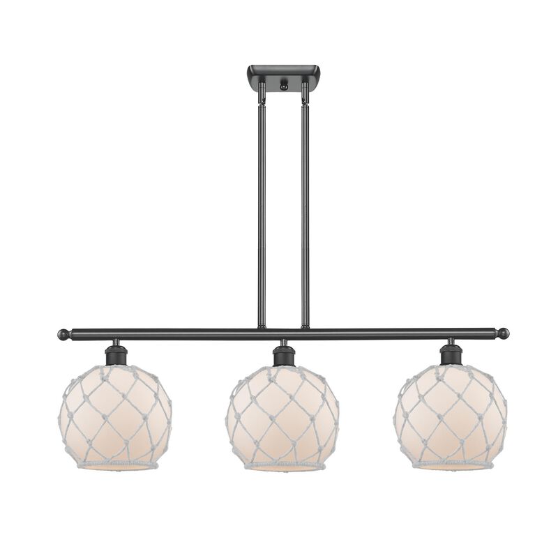 Bruno Marashlian Farmhouse Rope 36 Inch Linear Suspension Light by Innovations Lighting