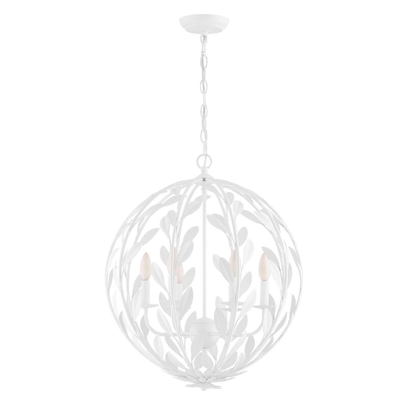 Broche 21 Inch 6 Light Mini Chandelier by Crystorama