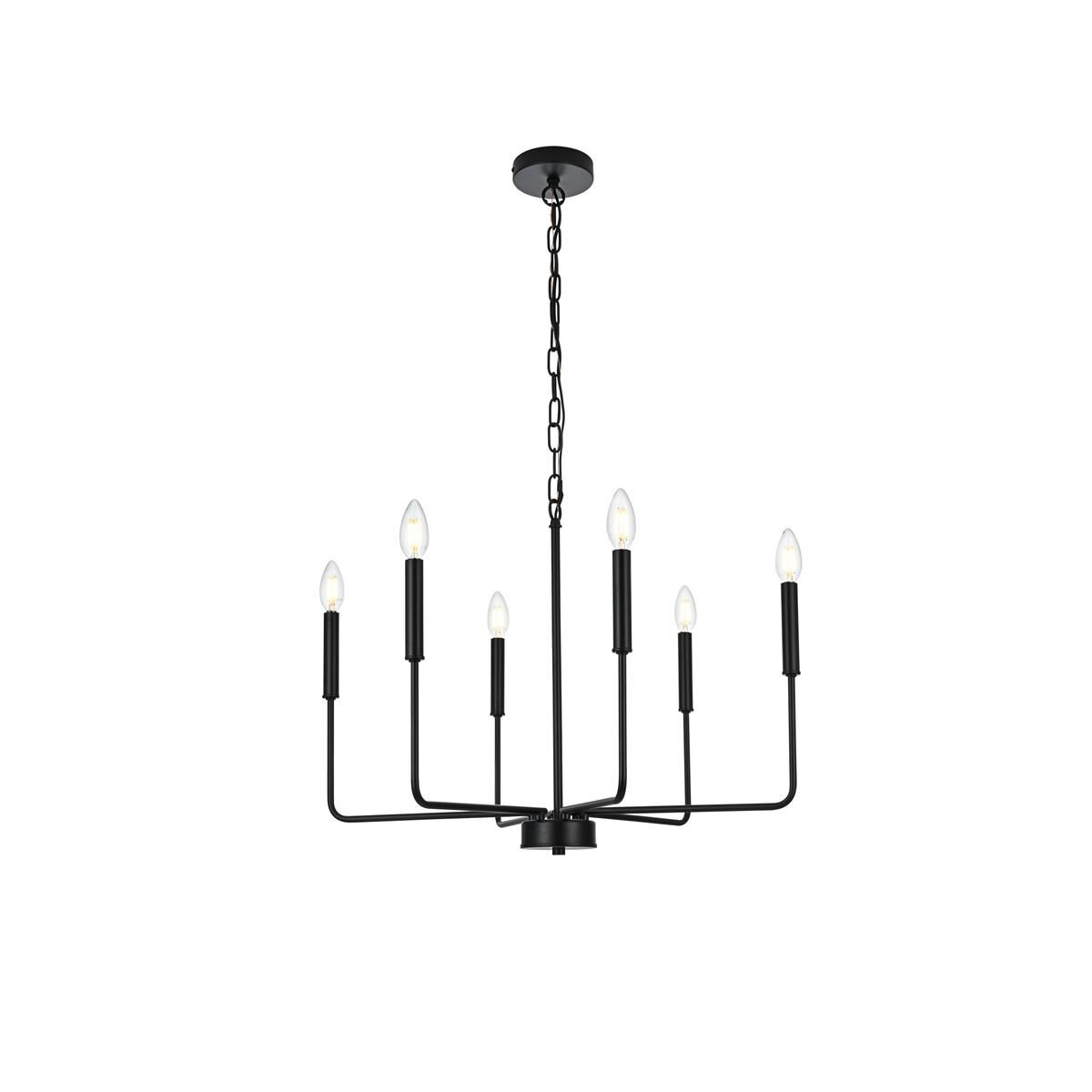 Willa 26 Inch Chandelier by Elegant Lighting