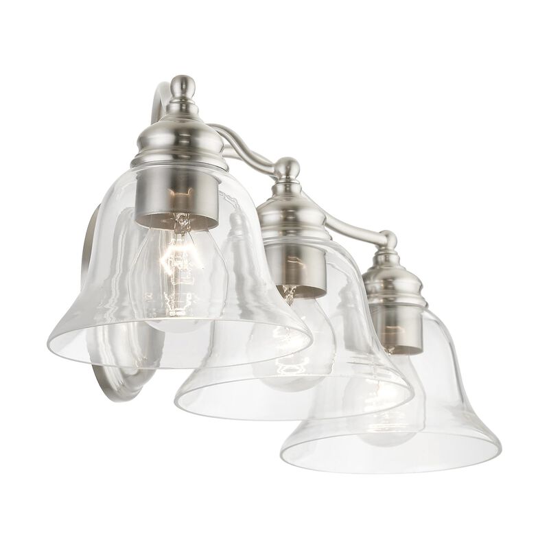 Moreland 24 Inch 3 Light Bath Vanity Light by Livex Lighting