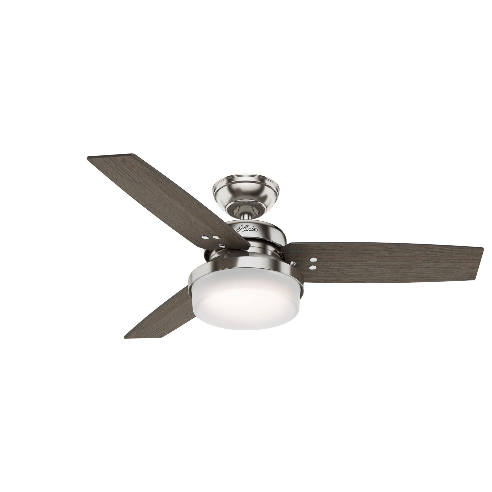 Shown in Brushed Nickel finish and Painted Cased White glass