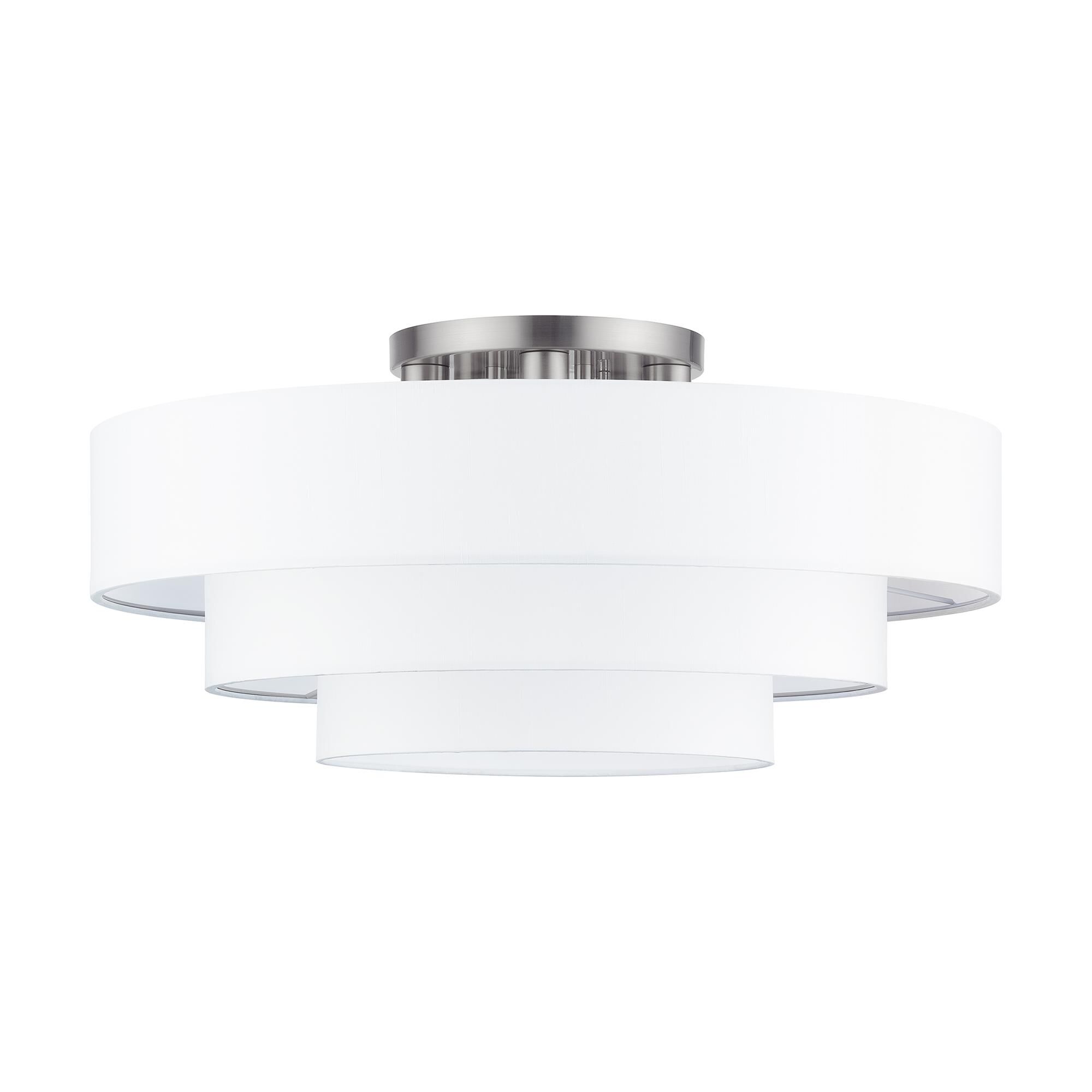 Manorwood 28 Inch Semi Flush Mount by Livex Lighting