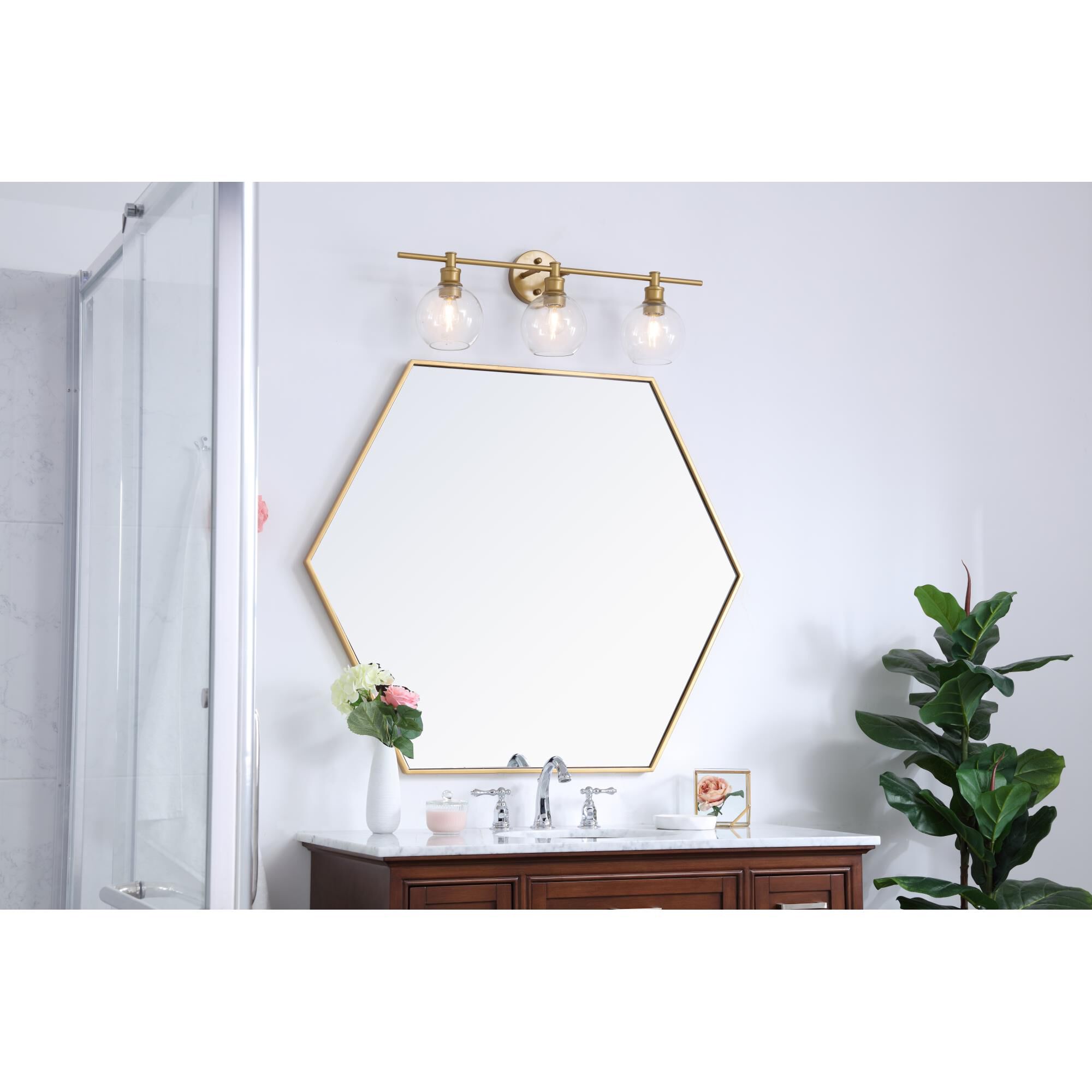 Collier 28 Inch Bath Vanity Light by Elegant Lighting
