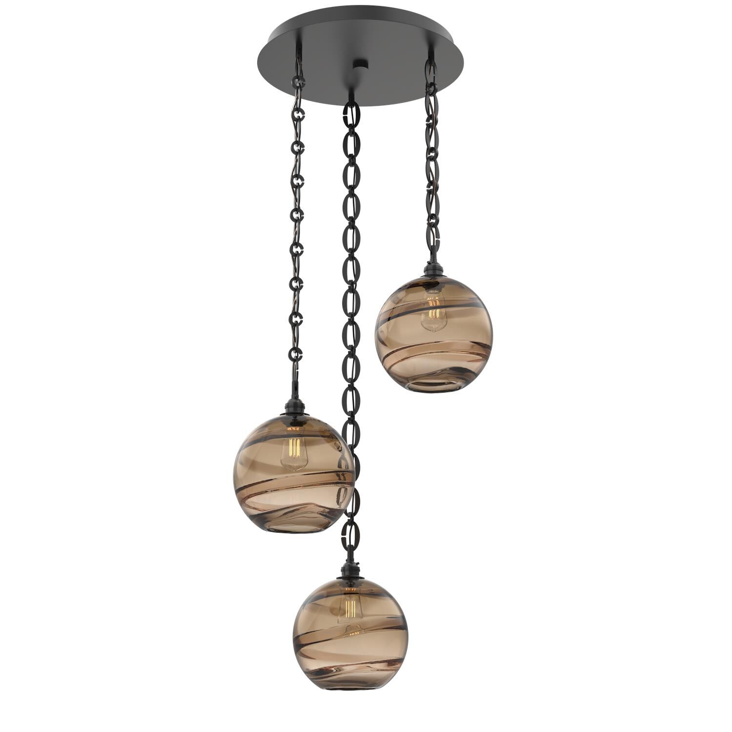 Levi Wilson Terra 21 Inch Multi Light Pendant by Hammerton Studio