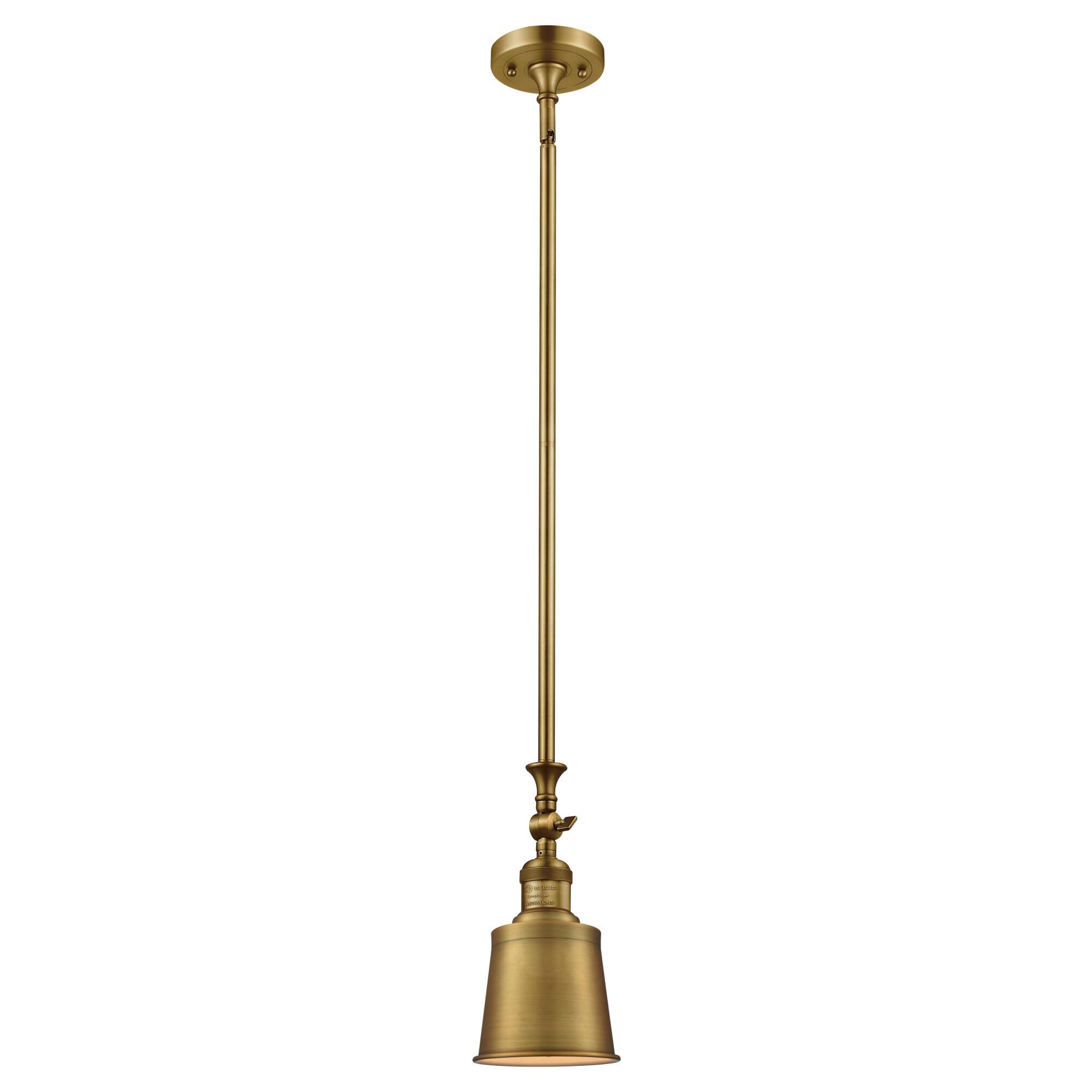Shown in Brushed Brass finish