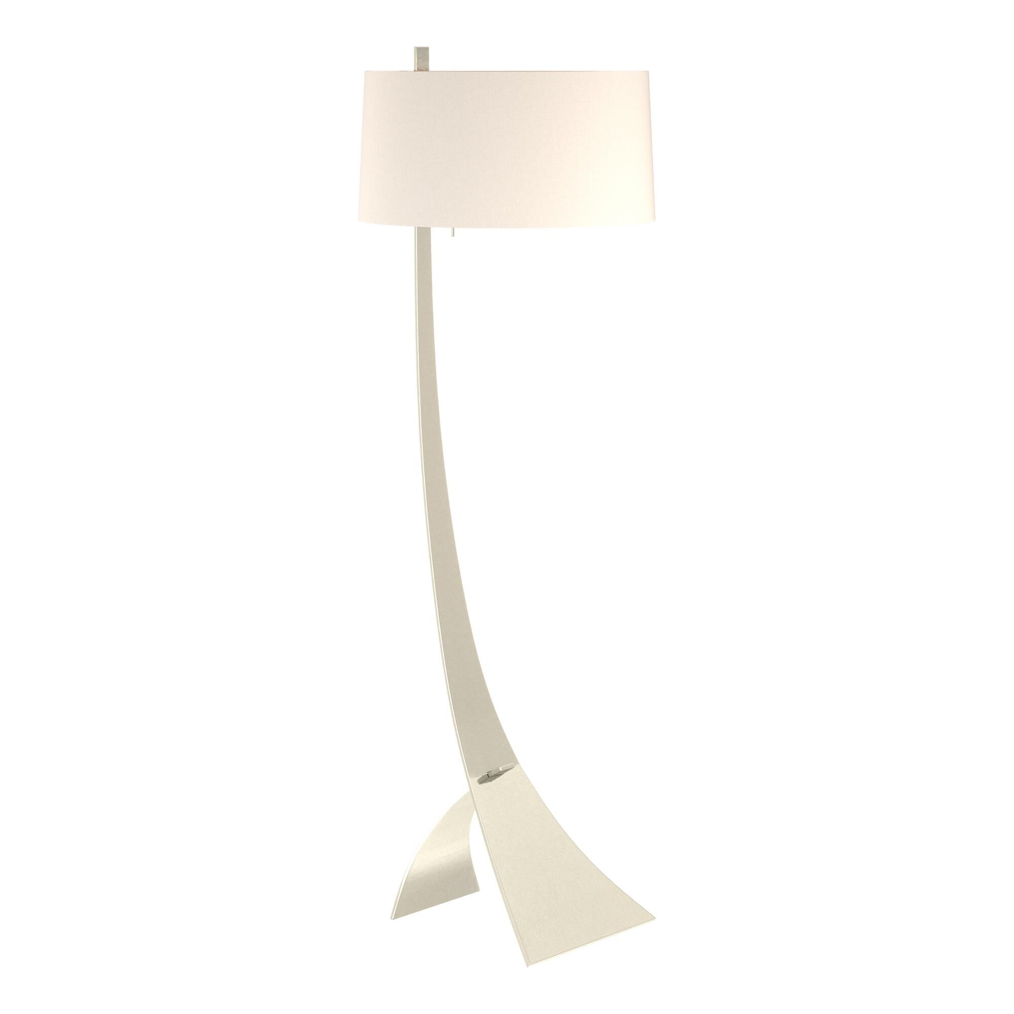 Shown in Sterling finish and Flax shade