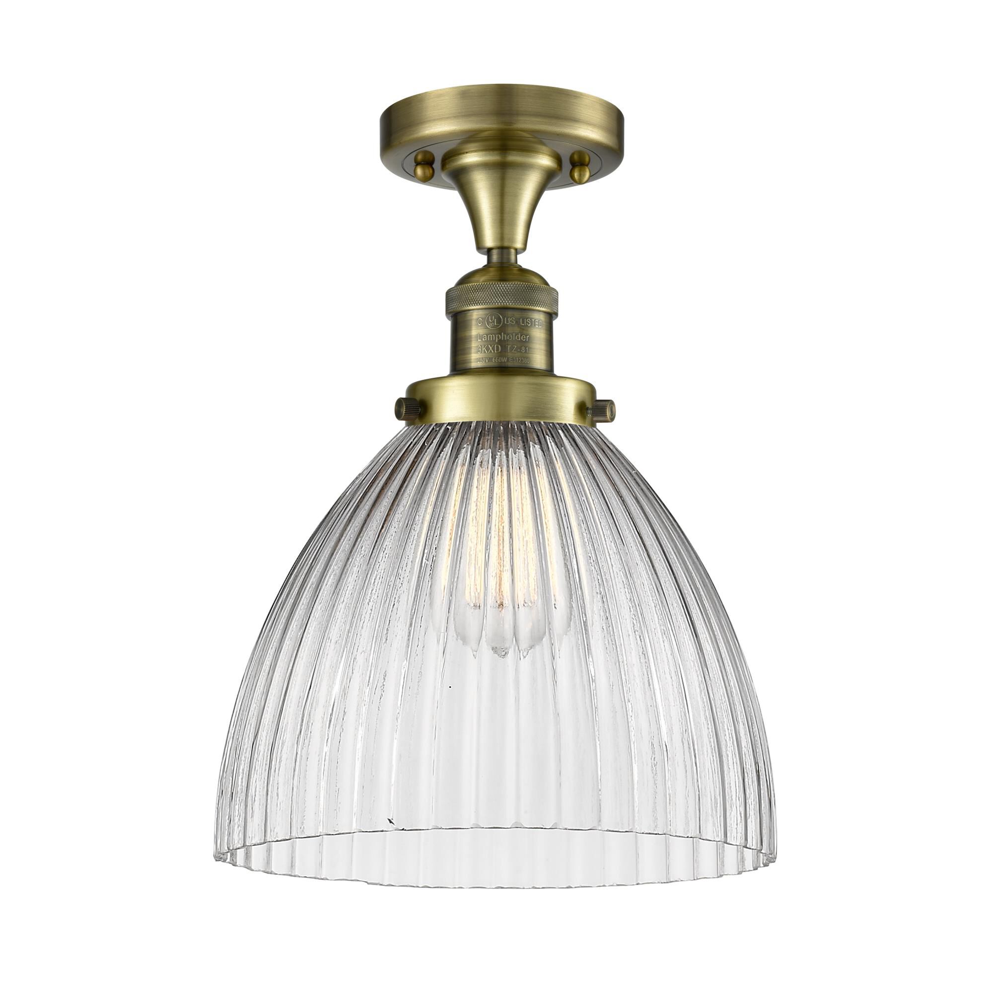 Bruno Marashlian Seneca Falls 9 Inch 1 Light Semi Flush Mount by Innovations Lighting