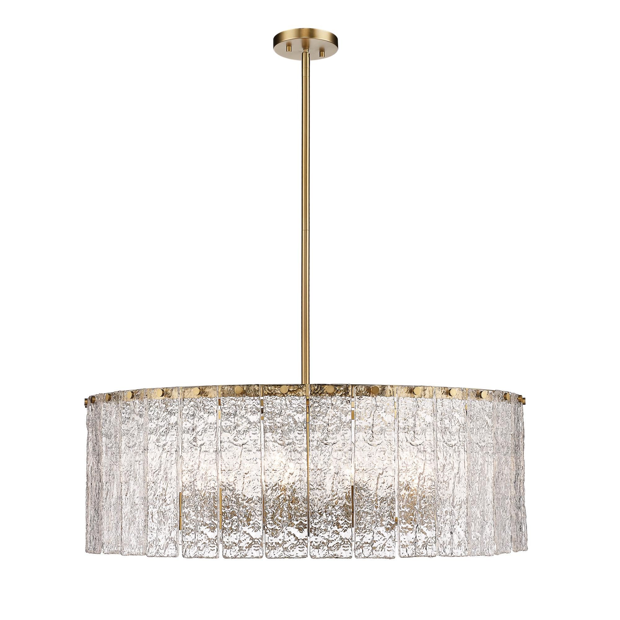 Glacier 32 Inch 12 Light Chandelier by Z-Lite