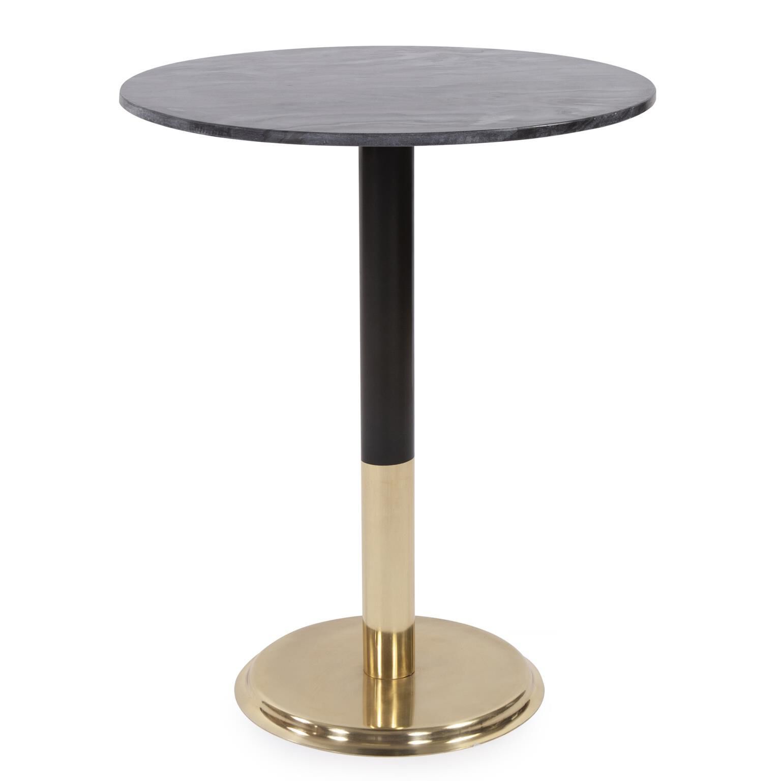 Shown in Polished Gold With Black Marble finish