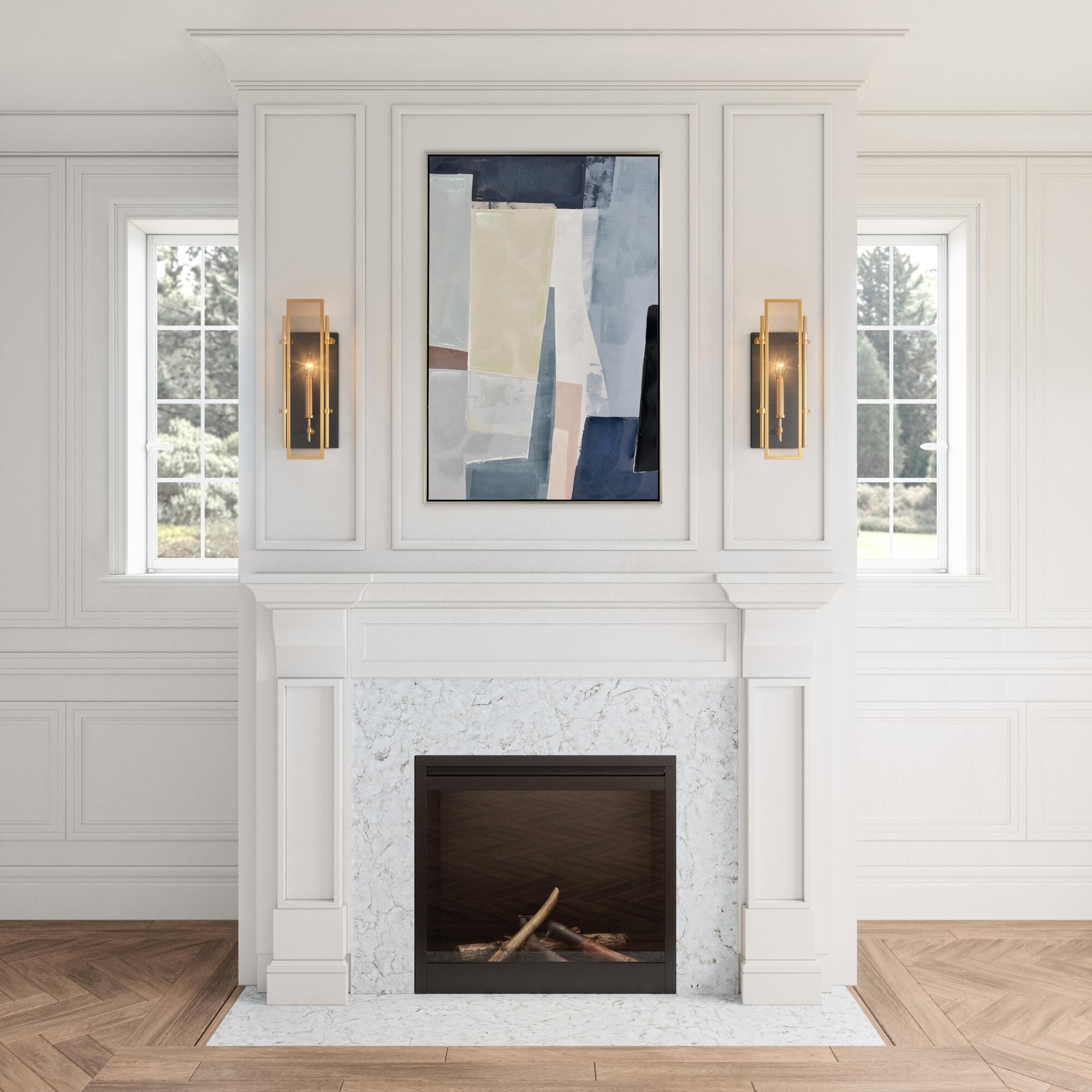 ELK Home Mechanist 17 Inch Wall Sconce