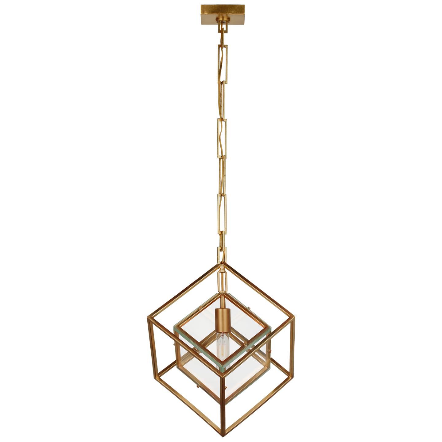 Visual Comfort Signature Collection Kelly Wearstler Cubed 14 Inch LED Large Pendant