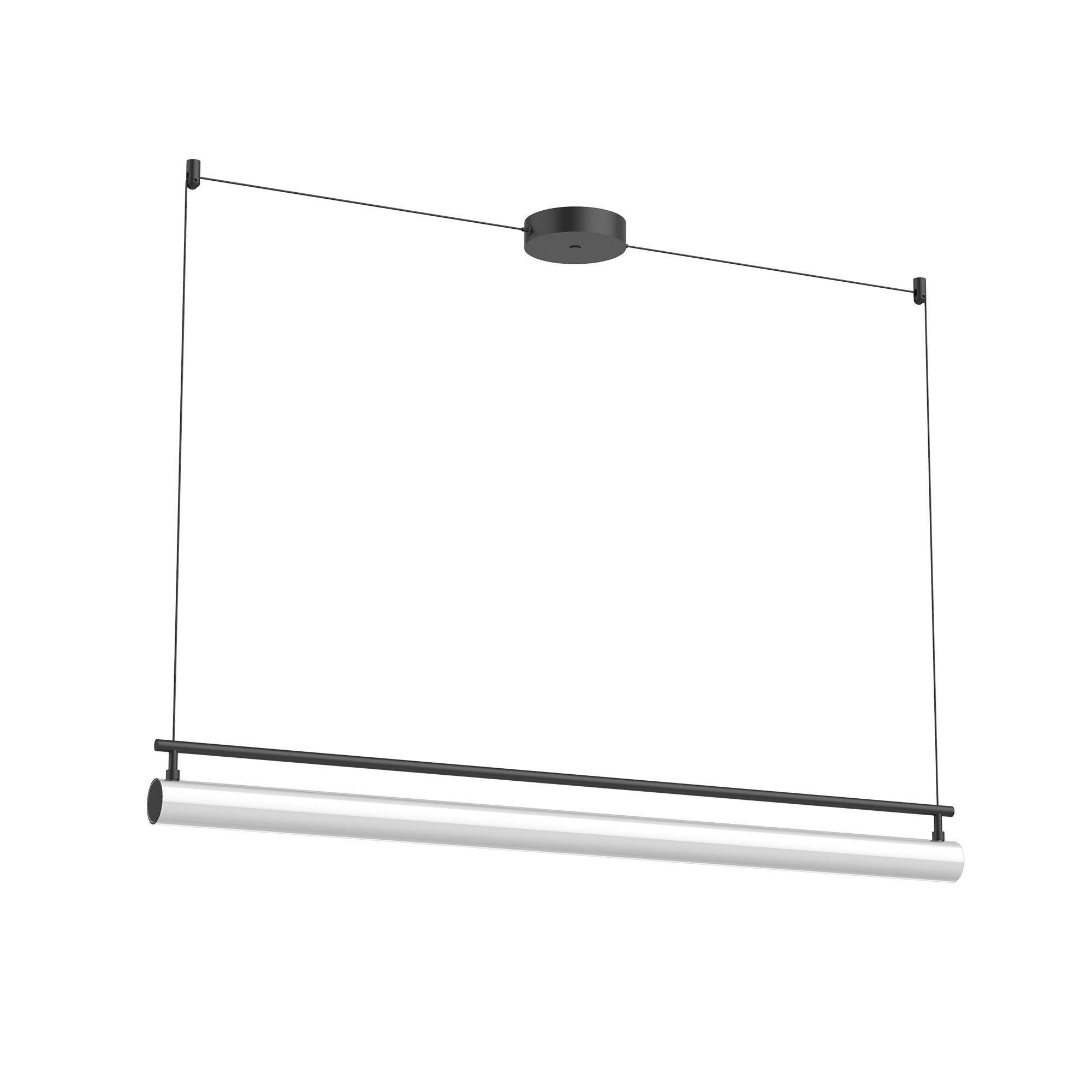 Shown in Black finish and Frosted glass