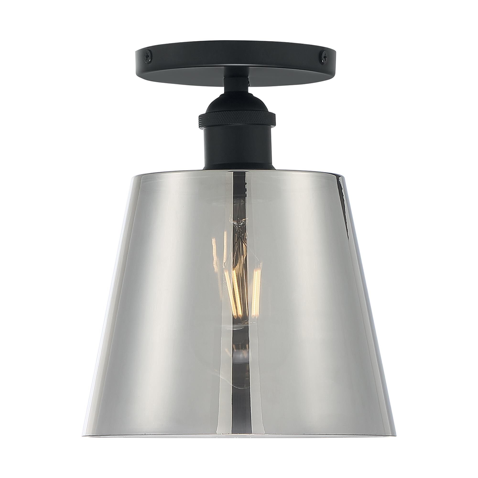 Motif 7 Inch 1 Light Semi Flush Mount by Nuvo Lighting