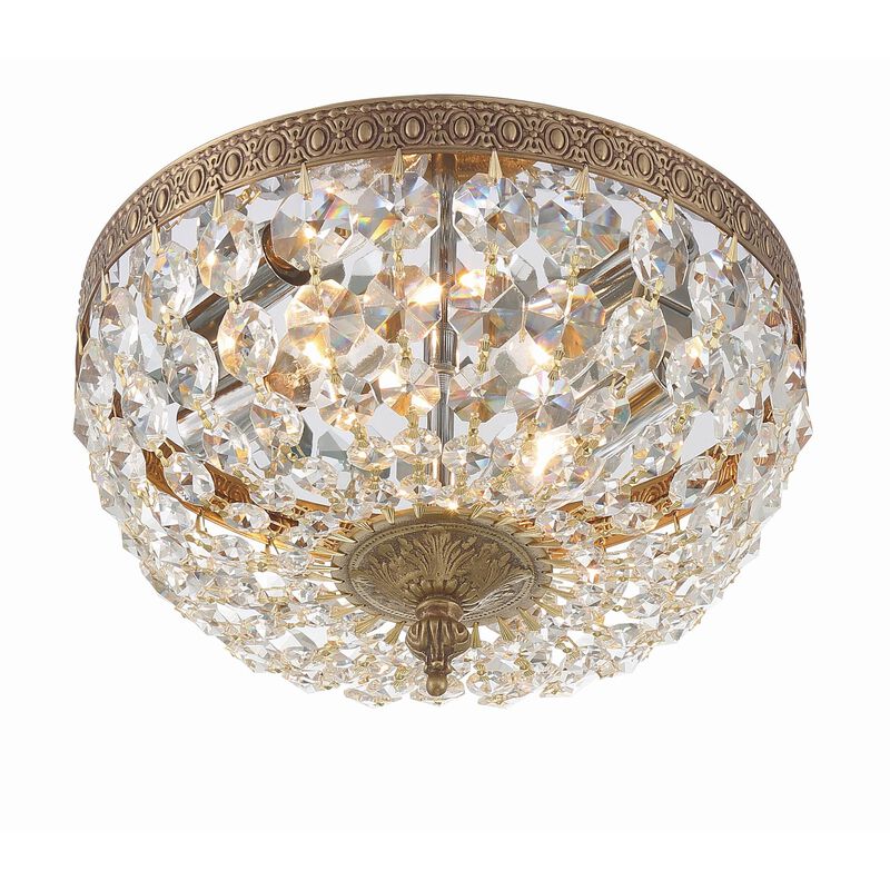 Ceiling 10 Inch 2 Light Semi Flush Mount by Crystorama