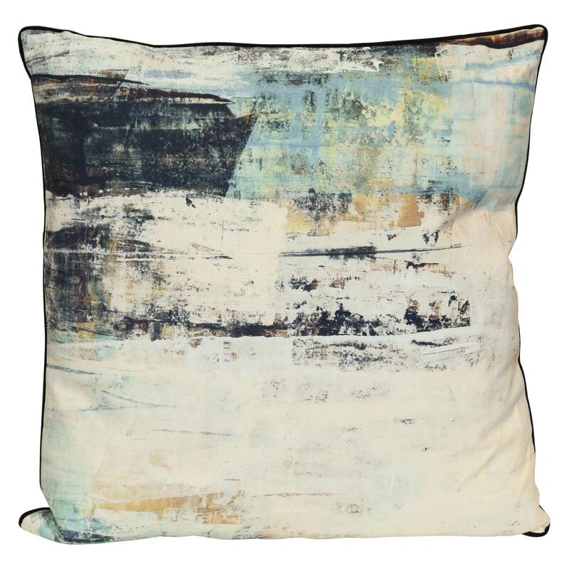 Norman Wyatt Wyatt Abstract 24 Inch Decorative Pillow by Stylecraft