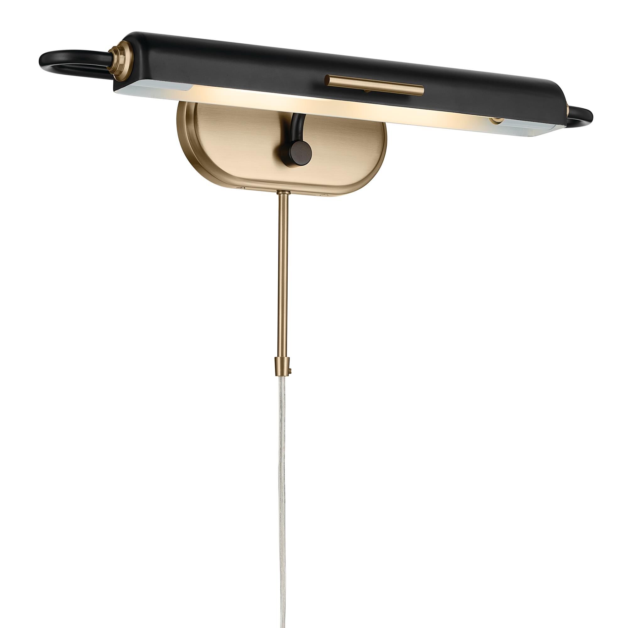 Shown in Black finish and Metal shade