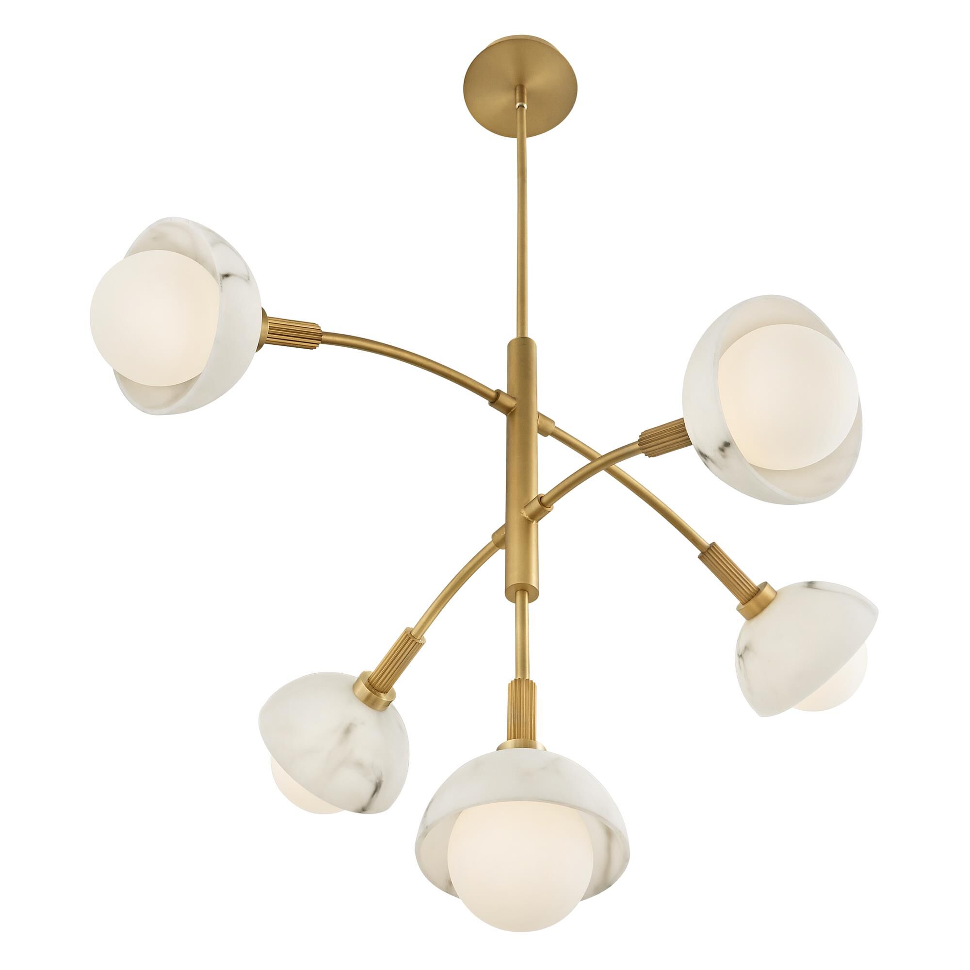 Phoebe 33 Inch 5 Light LED Chandelier by Fredrick Ramond