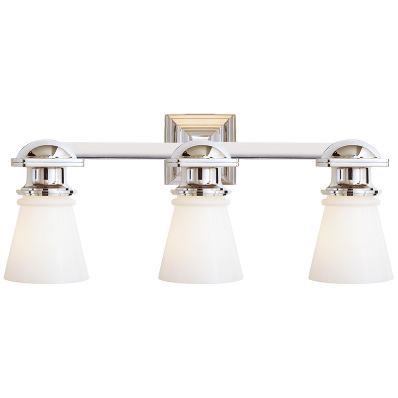 Chapman & Myers Ny Subway 22 Inch 3 Light Bath Vanity Light by Visual Comfort Signature Collection