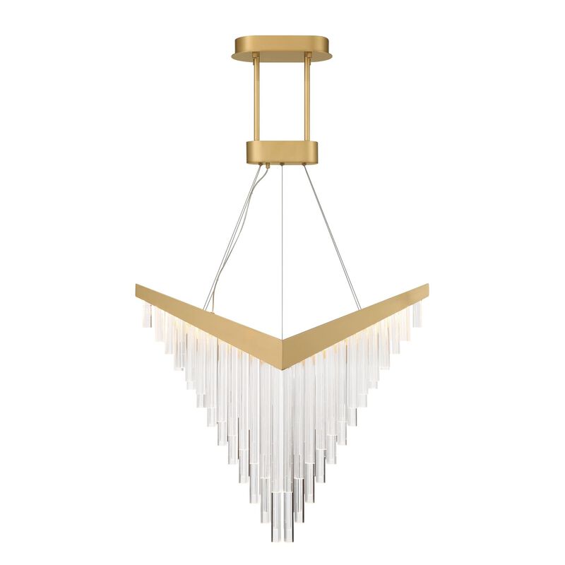 Vivien Small Linear Chandelier by Eurofase Lighting