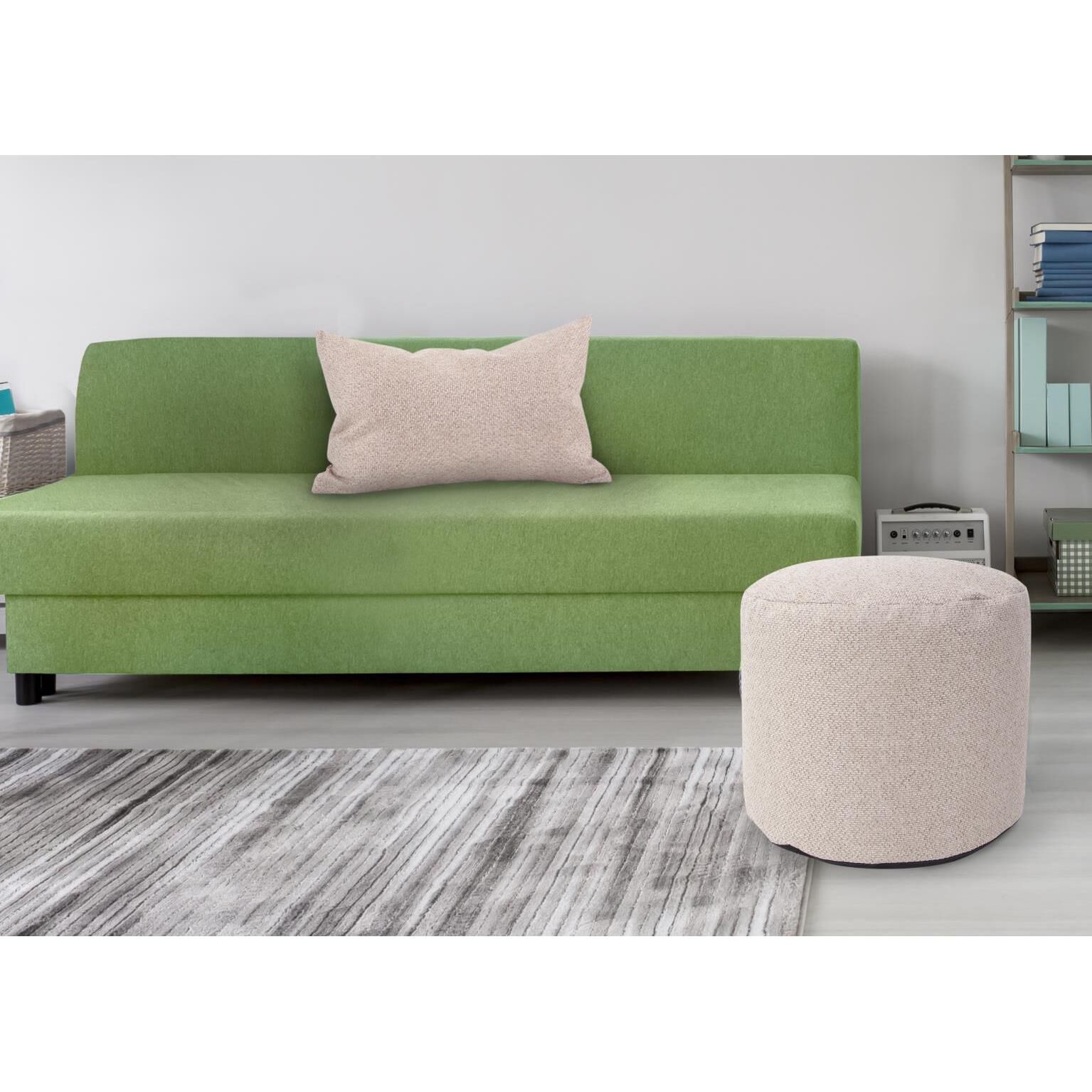 The Panama Pouf  Ottoman by Howard Elliott Collection
