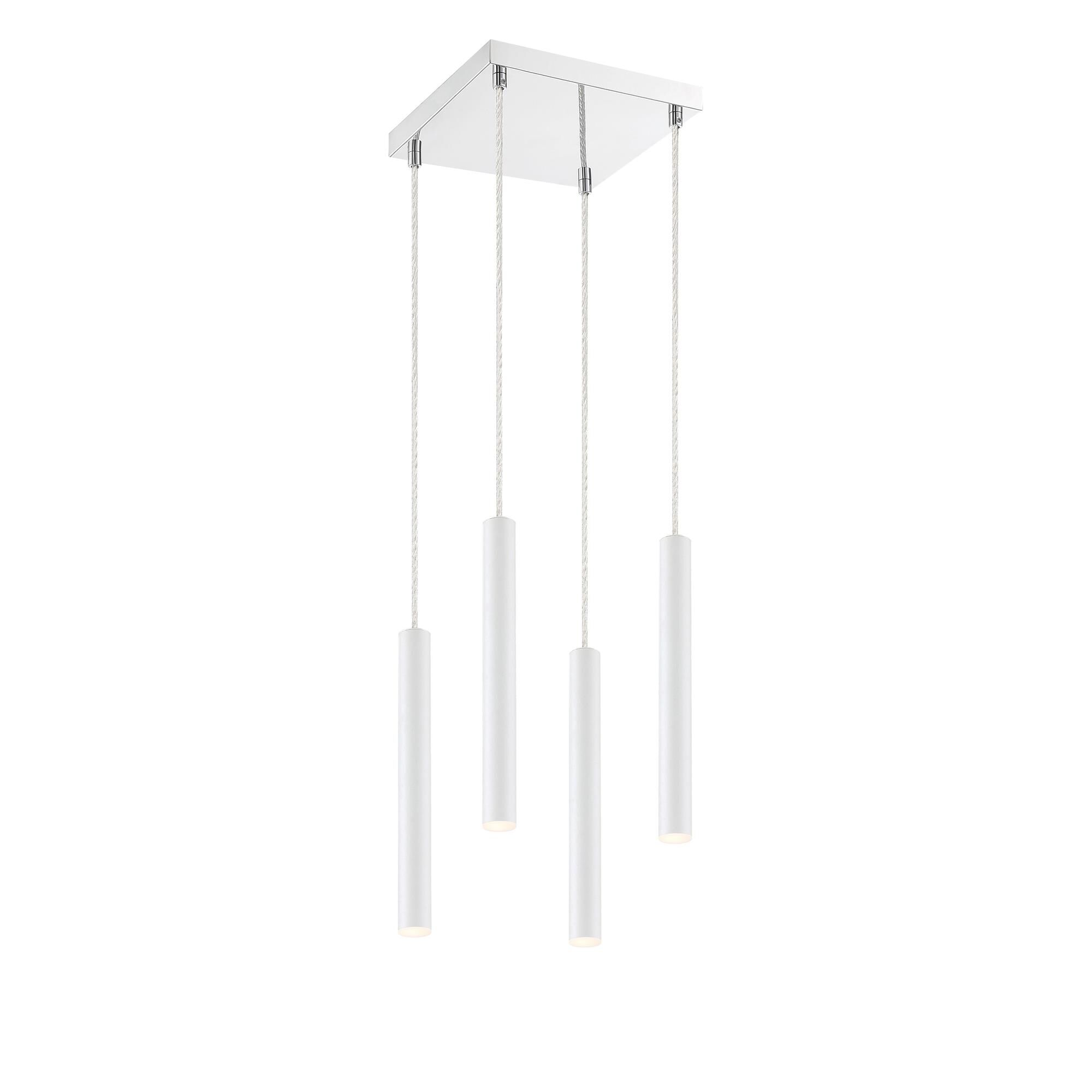 Shown in Chrome finish and Steel glass and Steel shade