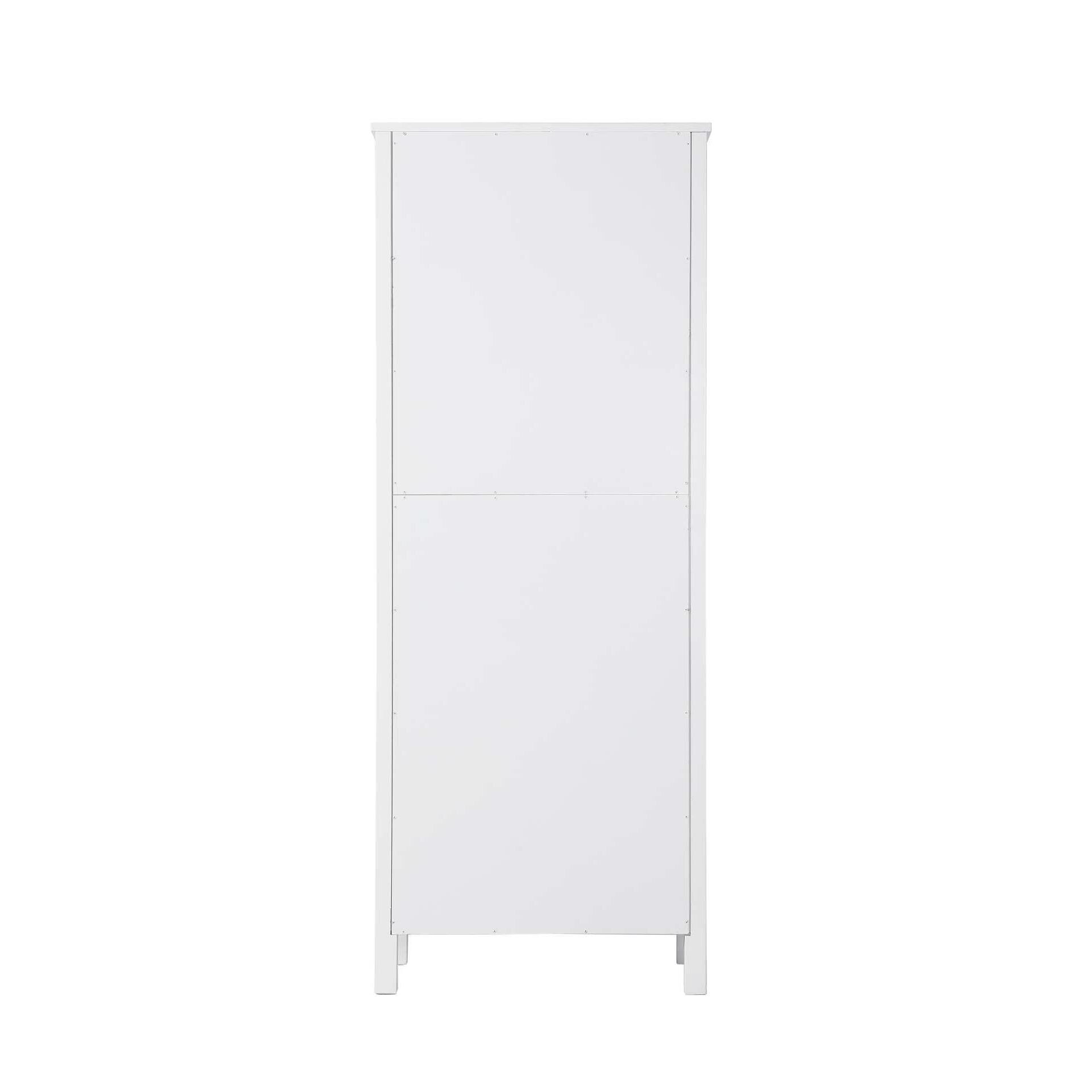 Shown in White finish