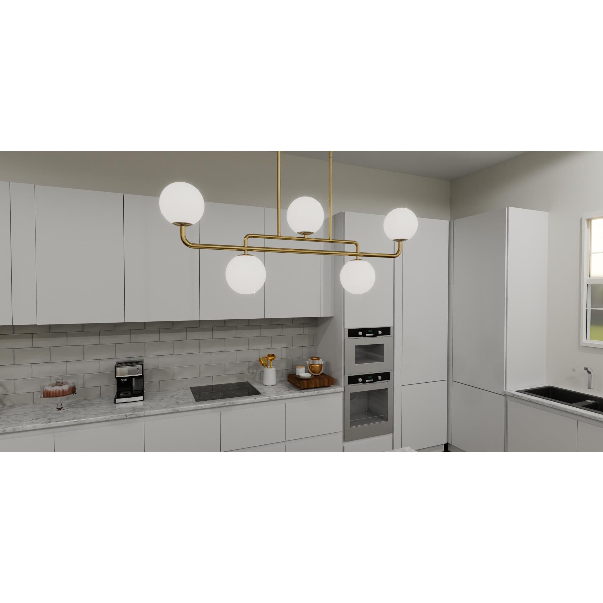 Regis 40 Inch Linear Suspension Light by Quoizel