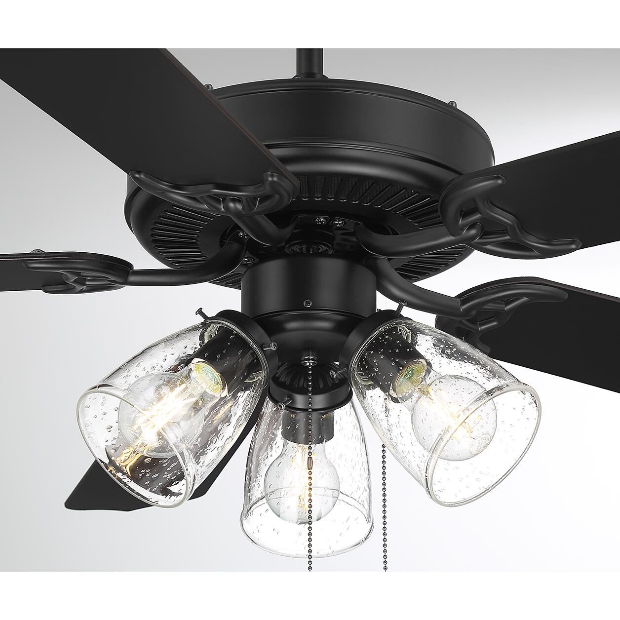 52 Inch Ceiling Fan with Light Kit by Meridian Lighting