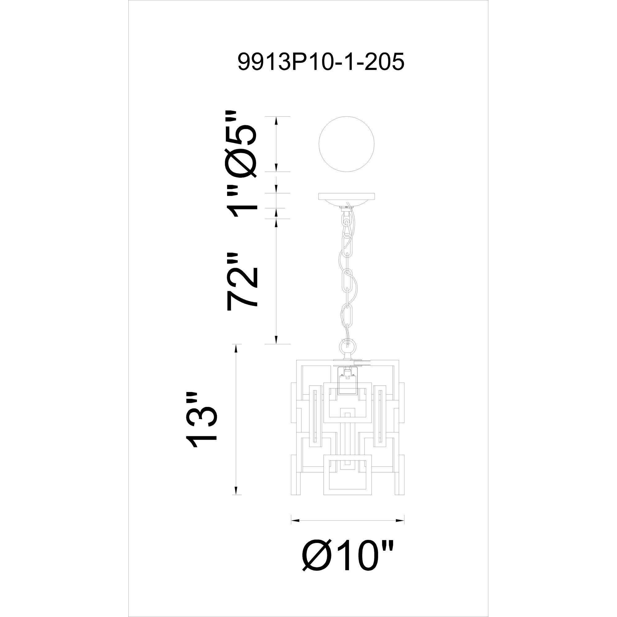 CWI Lighting Litani 10 Inch Mini Pendant